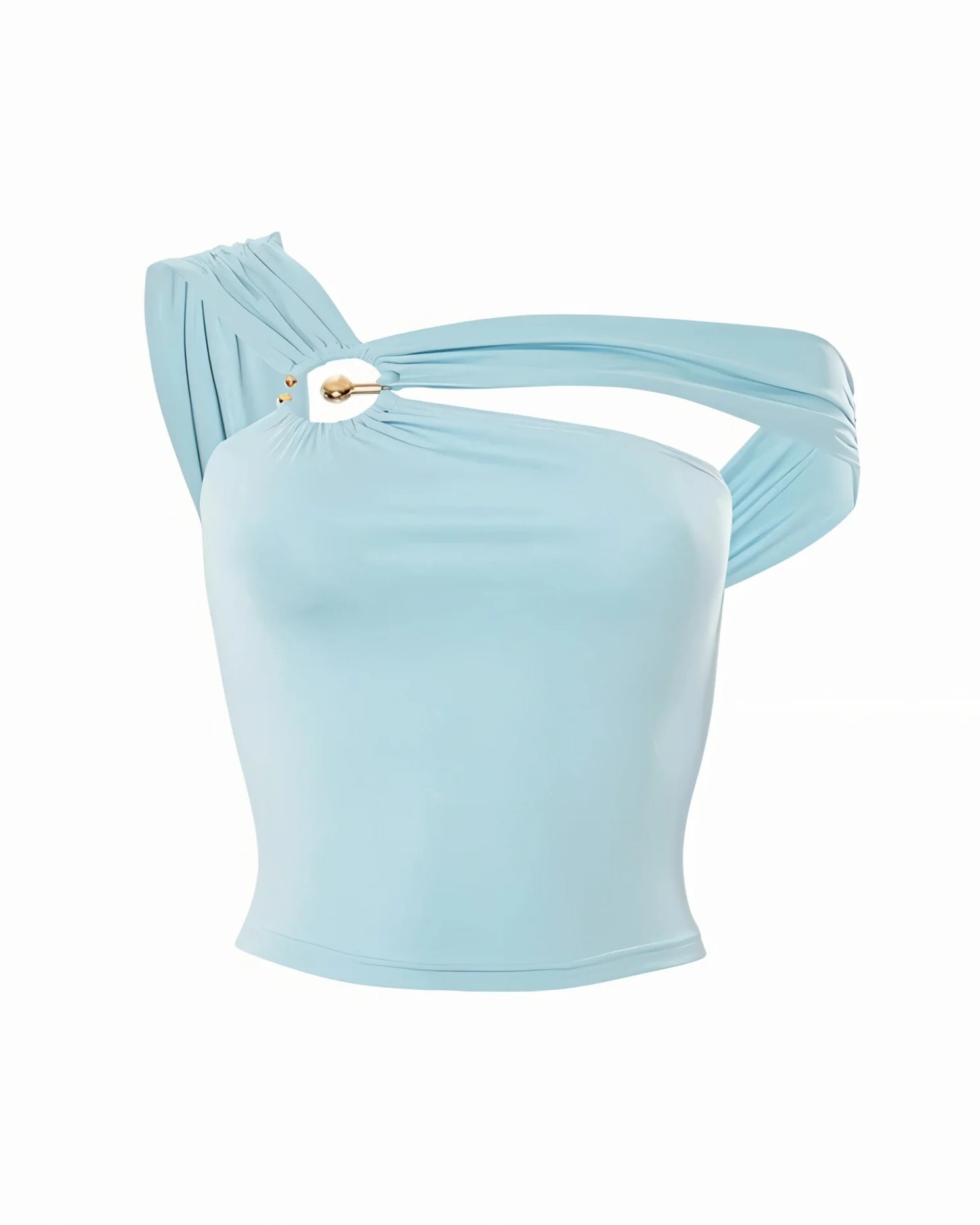 ALAIRE One-Shoulder Ring Accent Top - Image 5