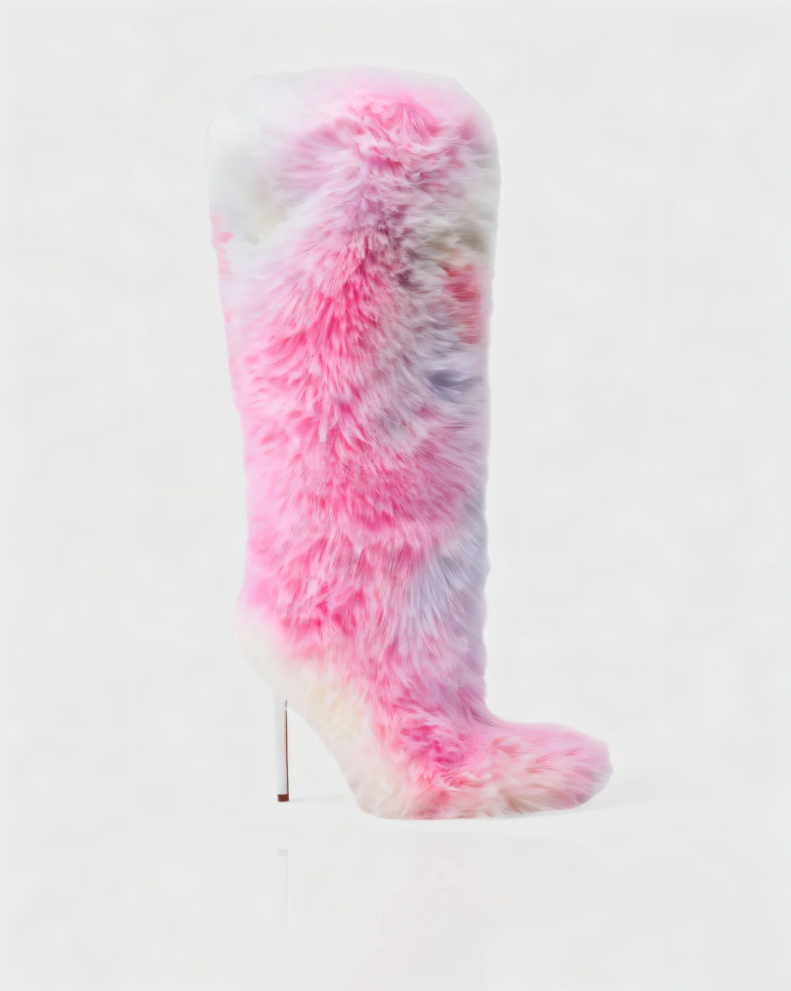 ALBA Multicoloured Faux Fur Boots - Image 10
