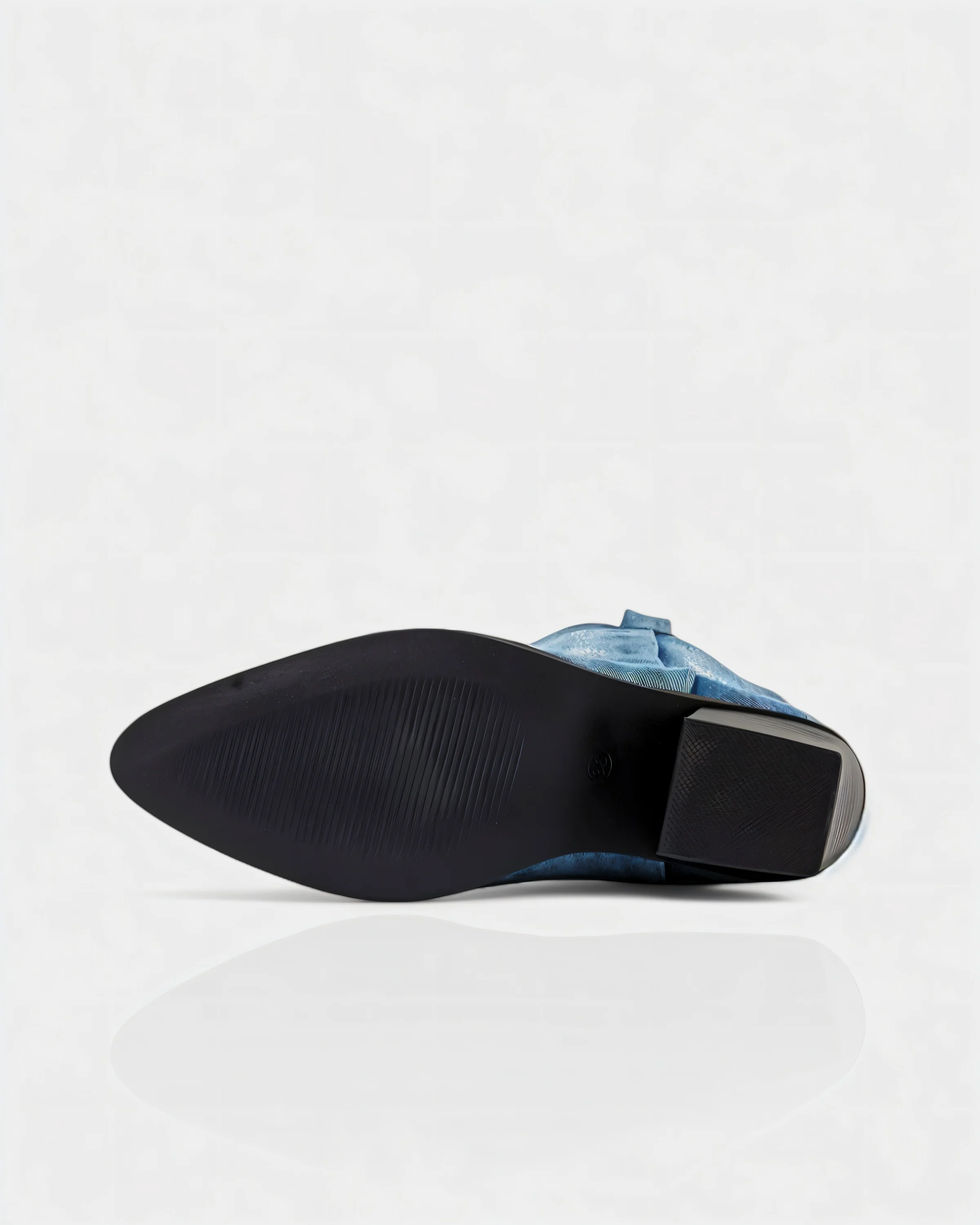 ALIANA Embroidered Denim Cowboy Boots - Image 5