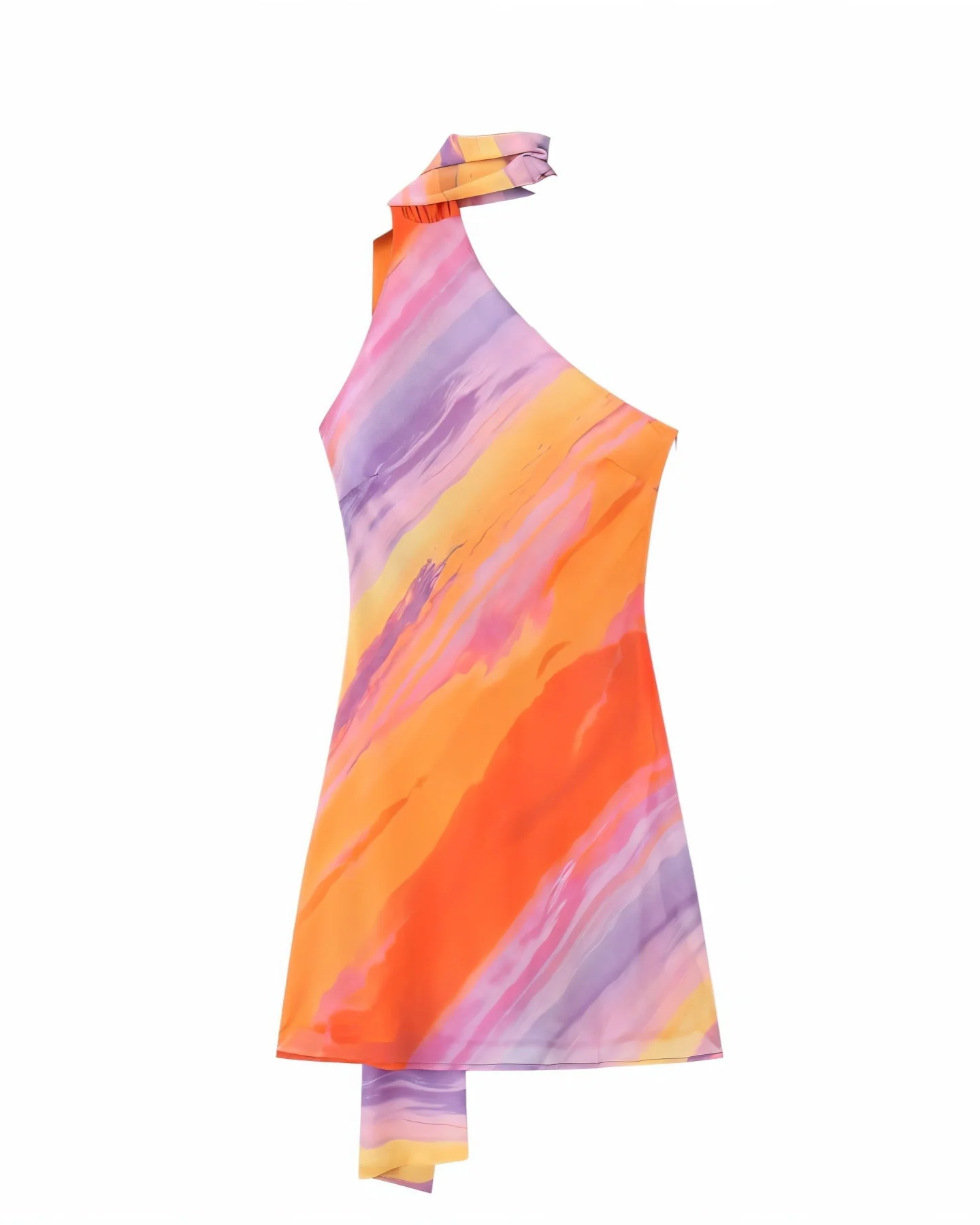 ATHENA Halter Neck Backless Mini Dress - Image 3