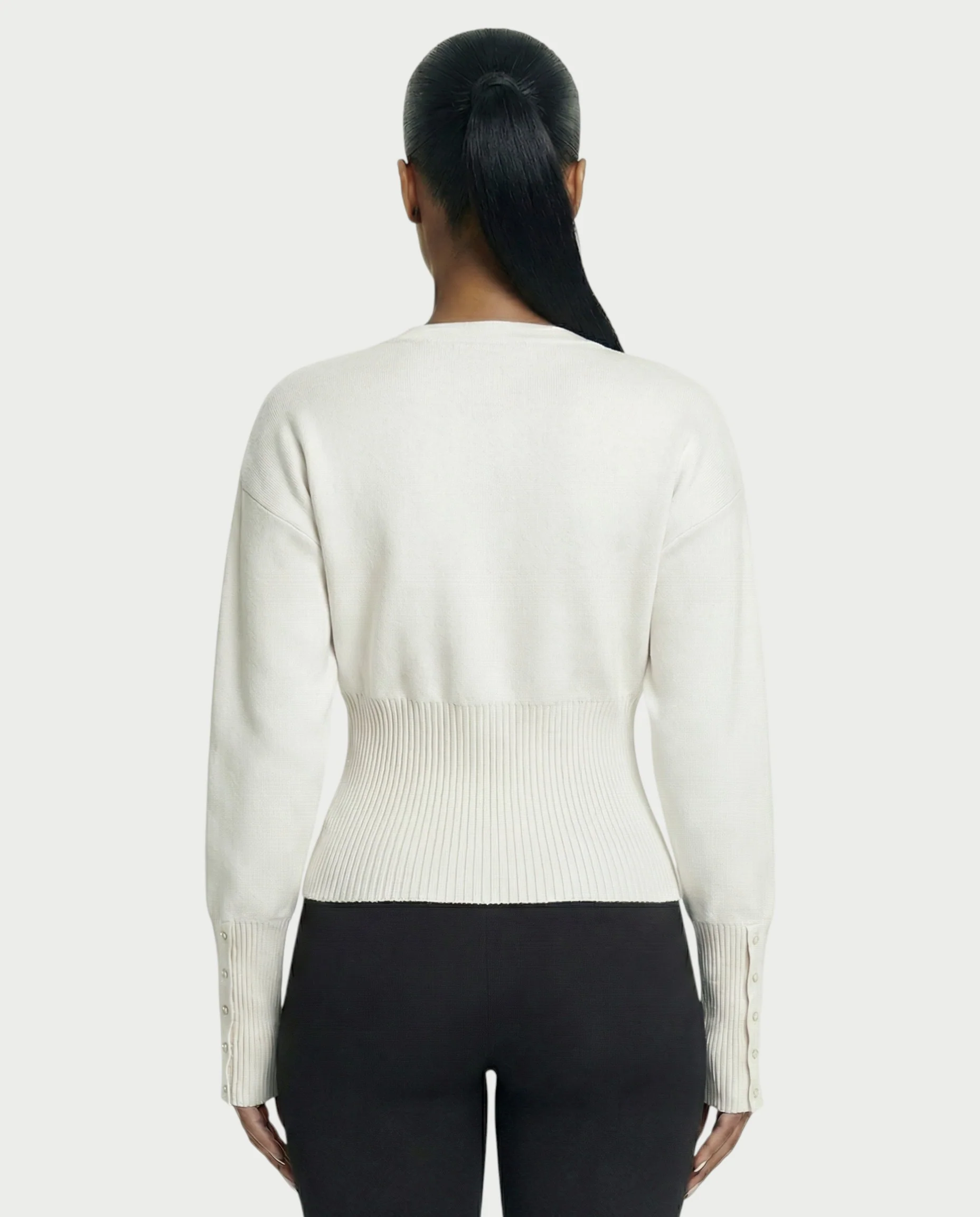 Button-Up Long Sleeve Cardigan - Image 10