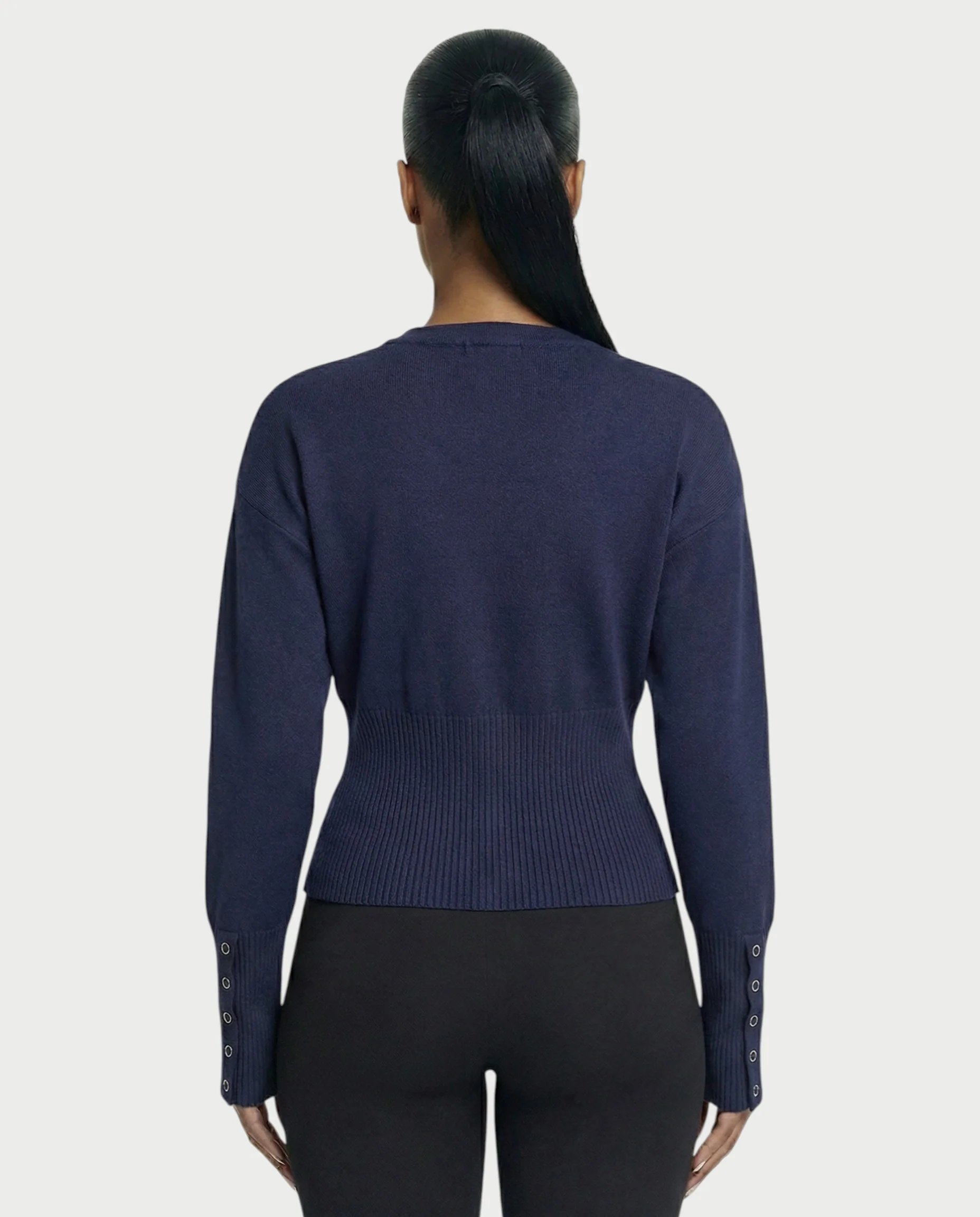 Button-Up Long Sleeve Cardigan - Image 18