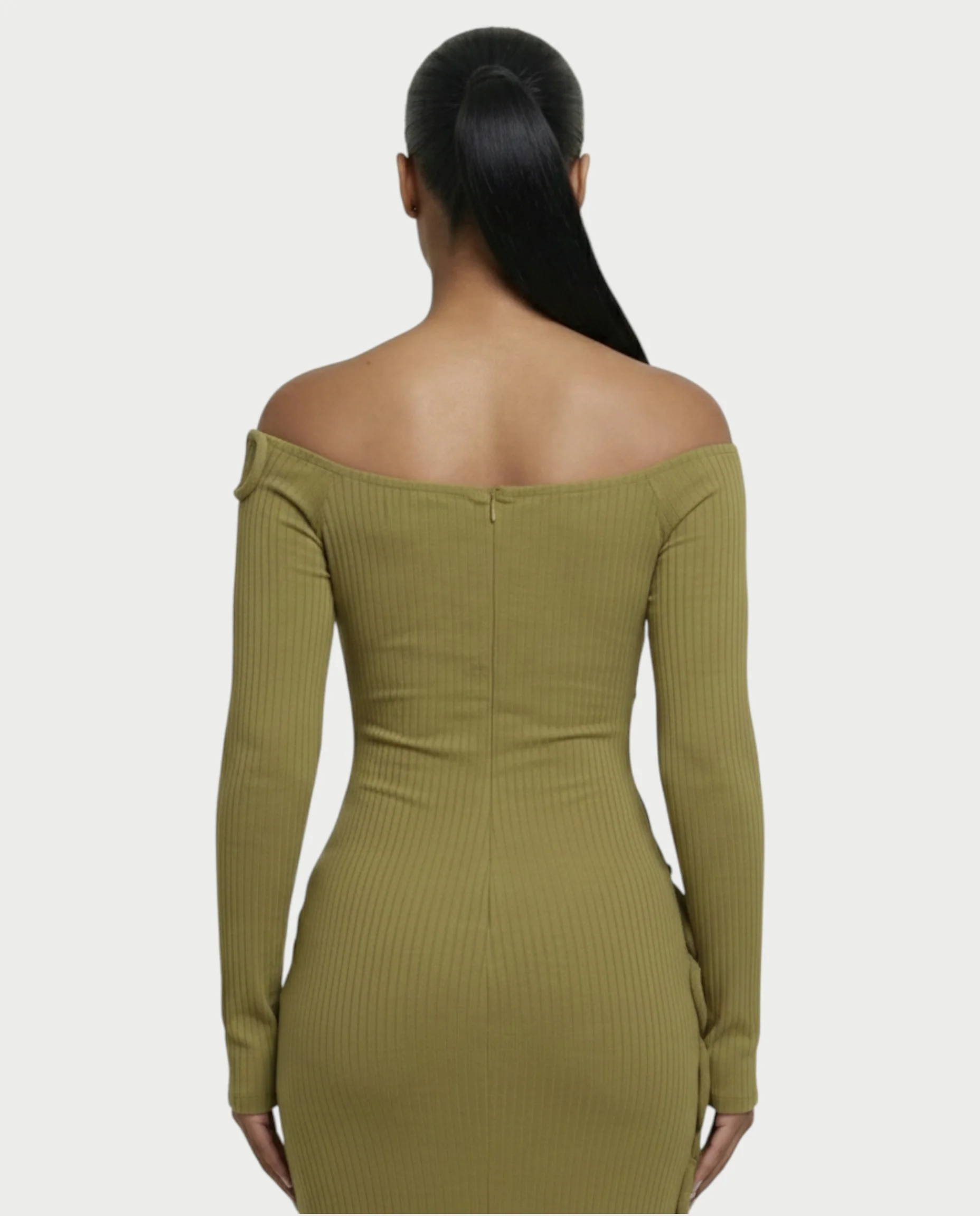 CARAMINA Sculptural Loop Maxi Gown - Image 5