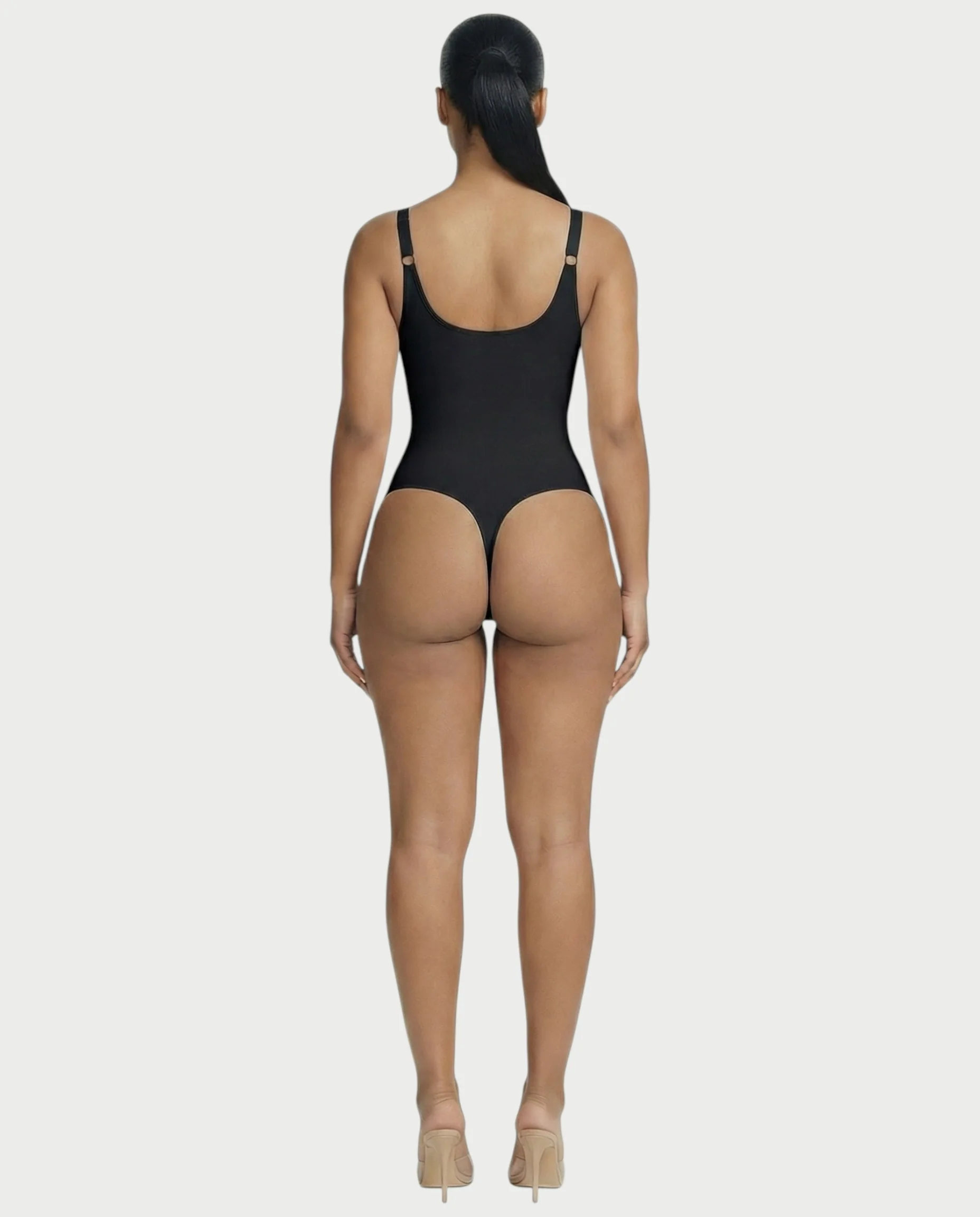 Deep-V Neck Shapewear Bodysuit - Image 10