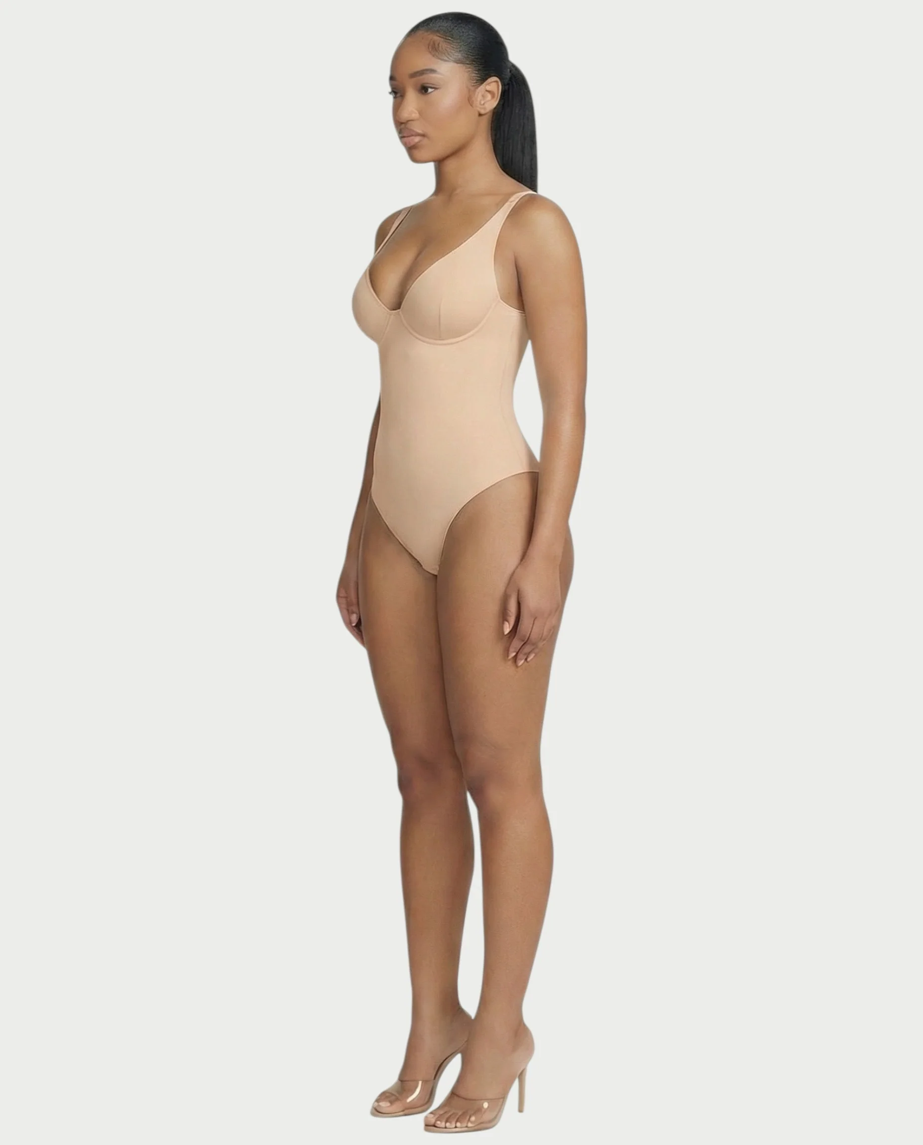 Deep-V Neck Shapewear Bodysuit - Image 14