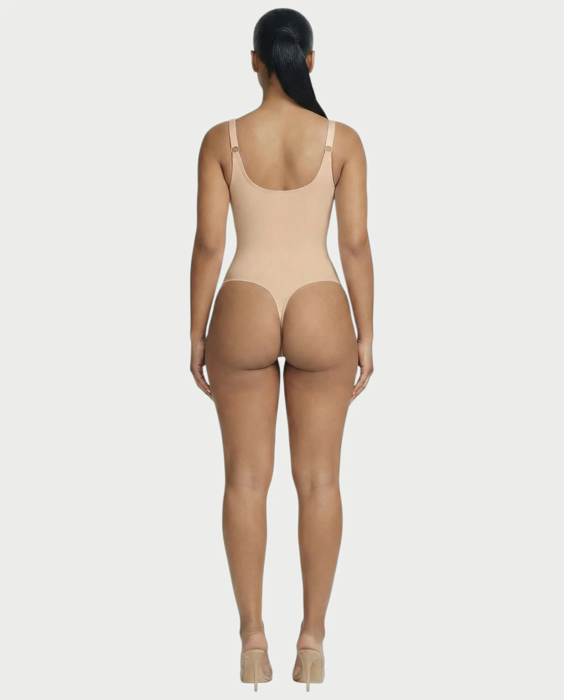 Deep-V Neck Shapewear Bodysuit - Image 15