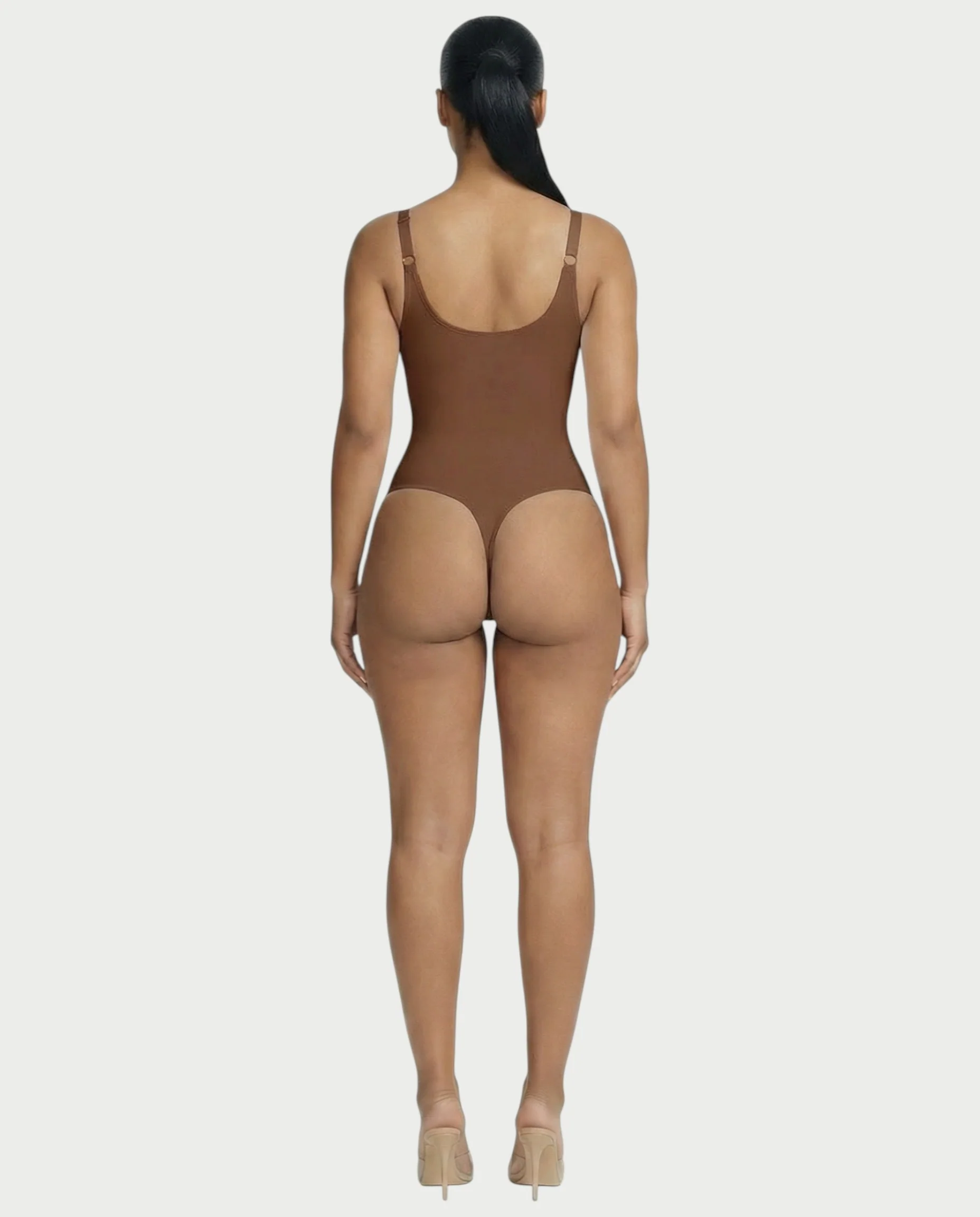 Deep-V Neck Shapewear Bodysuit - Image 20