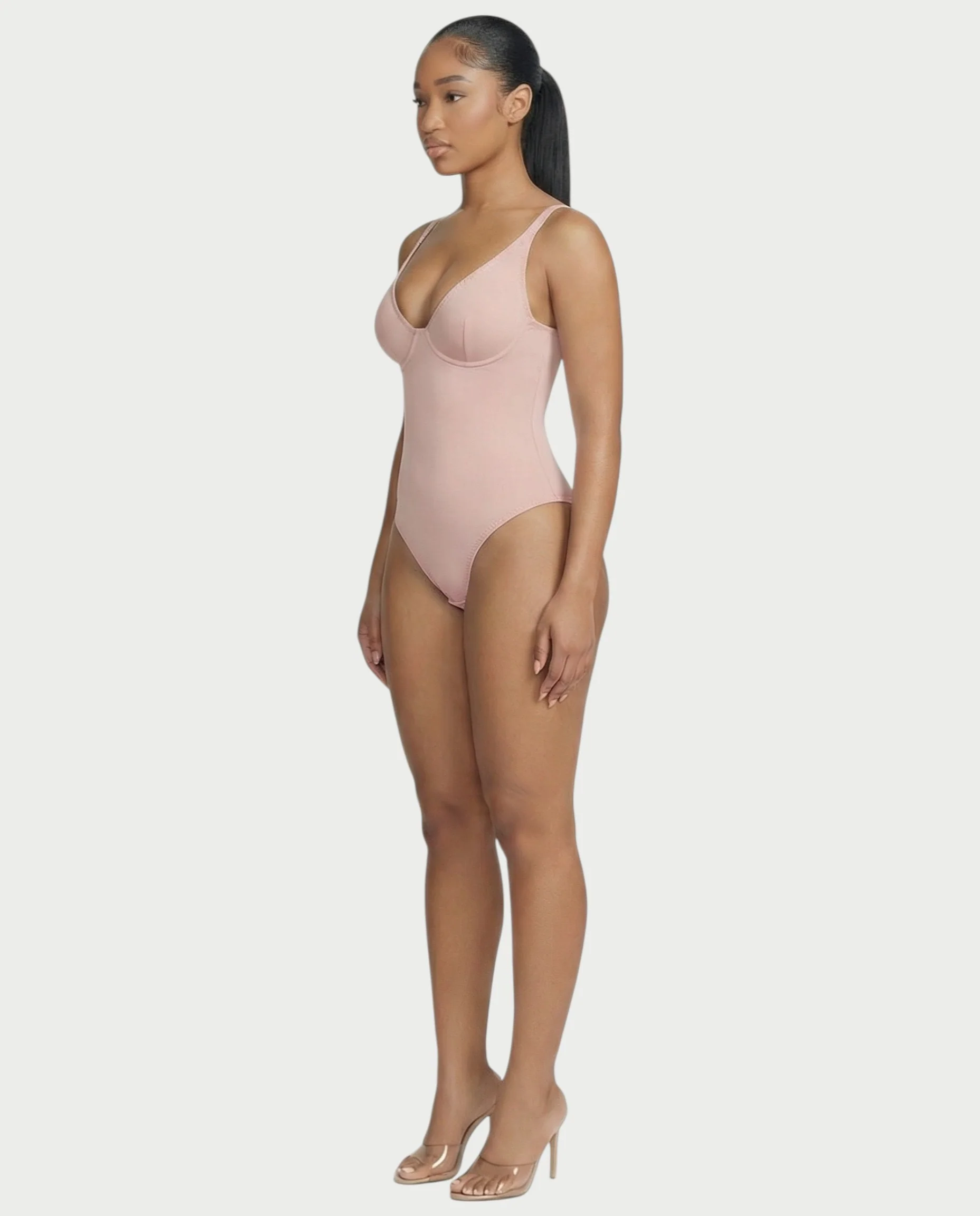 Deep-V Neck Shapewear Bodysuit - Image 24