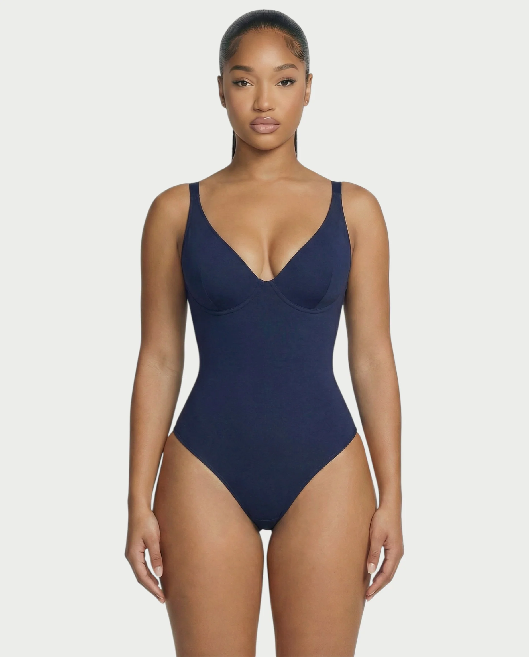 Deep-V Neck Shapewear Bodysuit - Image 26