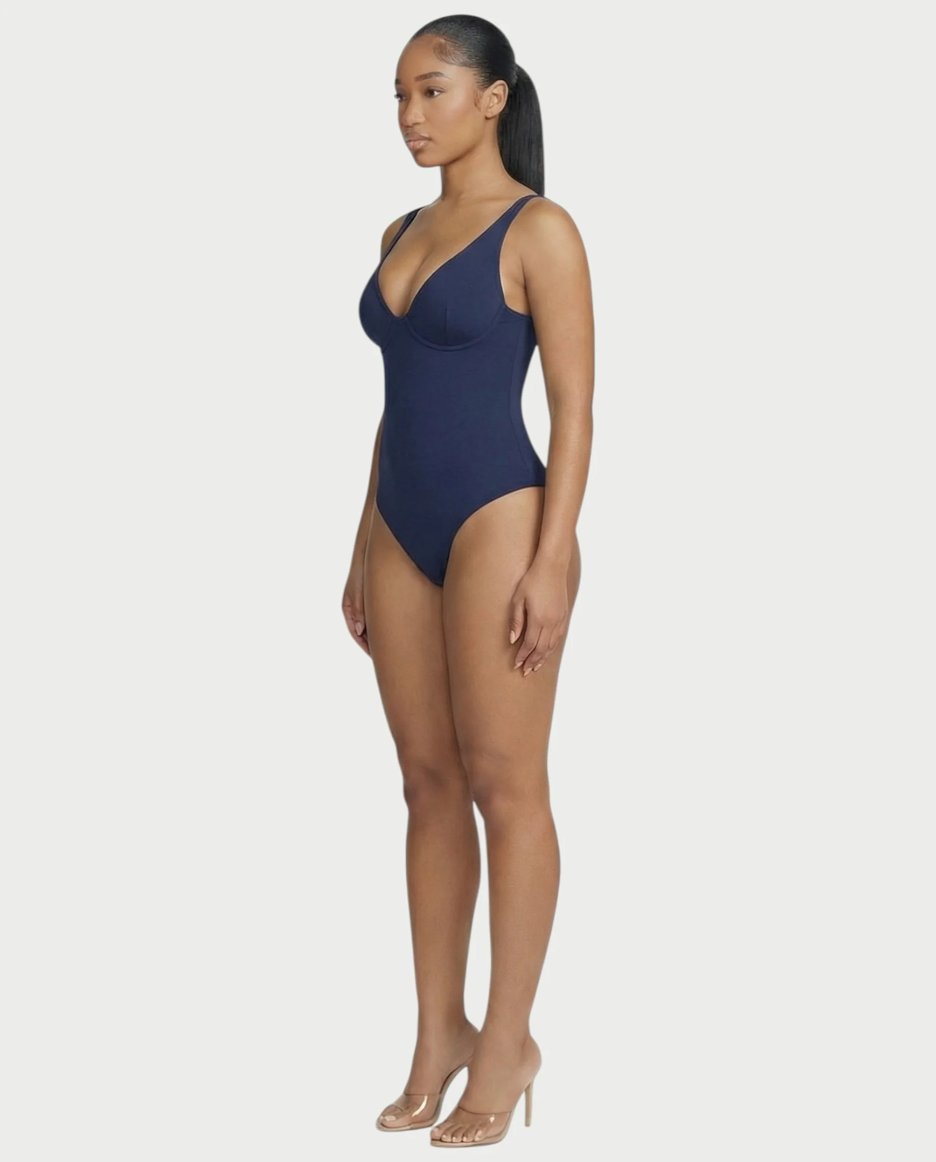 Deep-V Neck Shapewear Bodysuit - Image 29