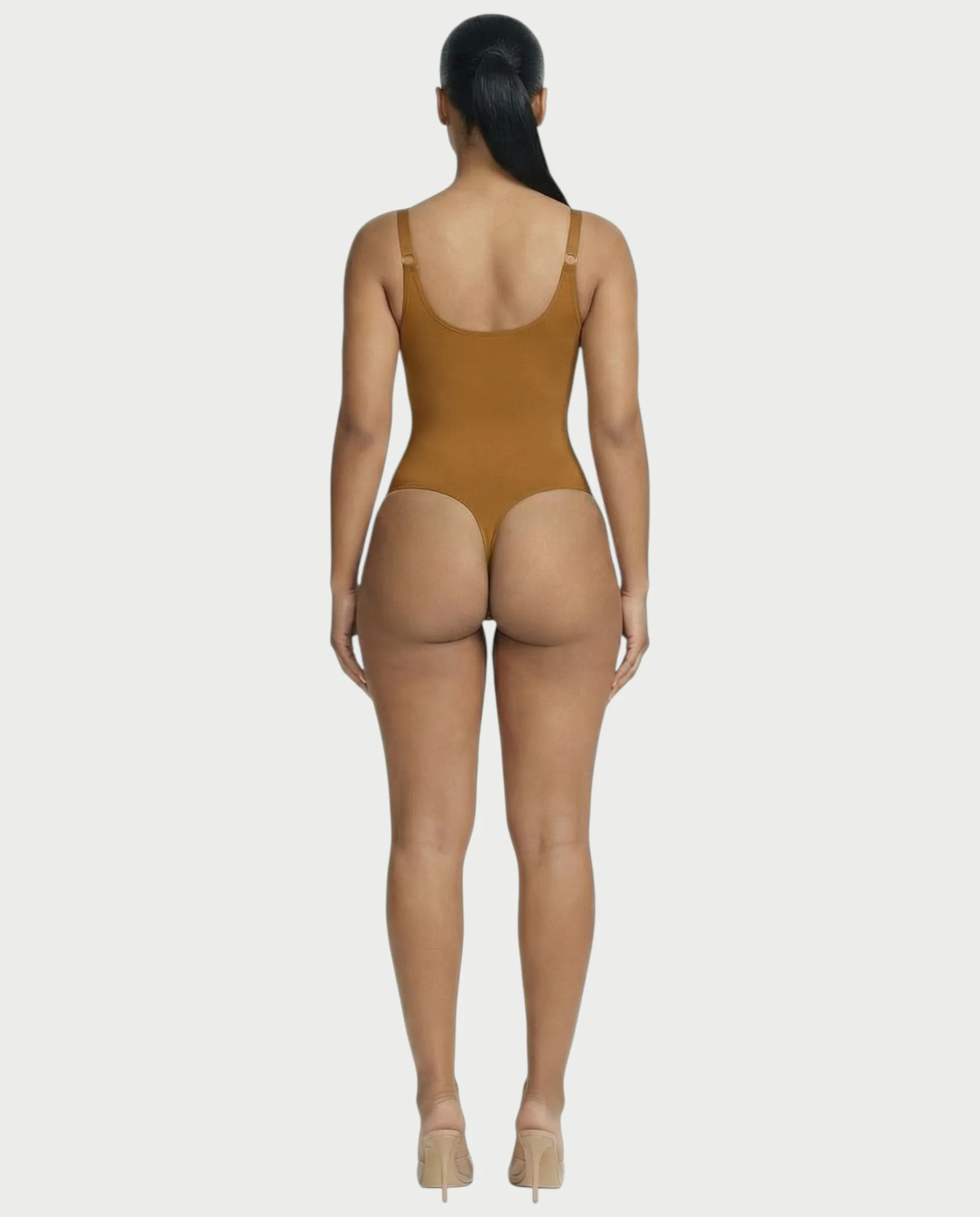 Deep-V Neck Shapewear Bodysuit - Image 35