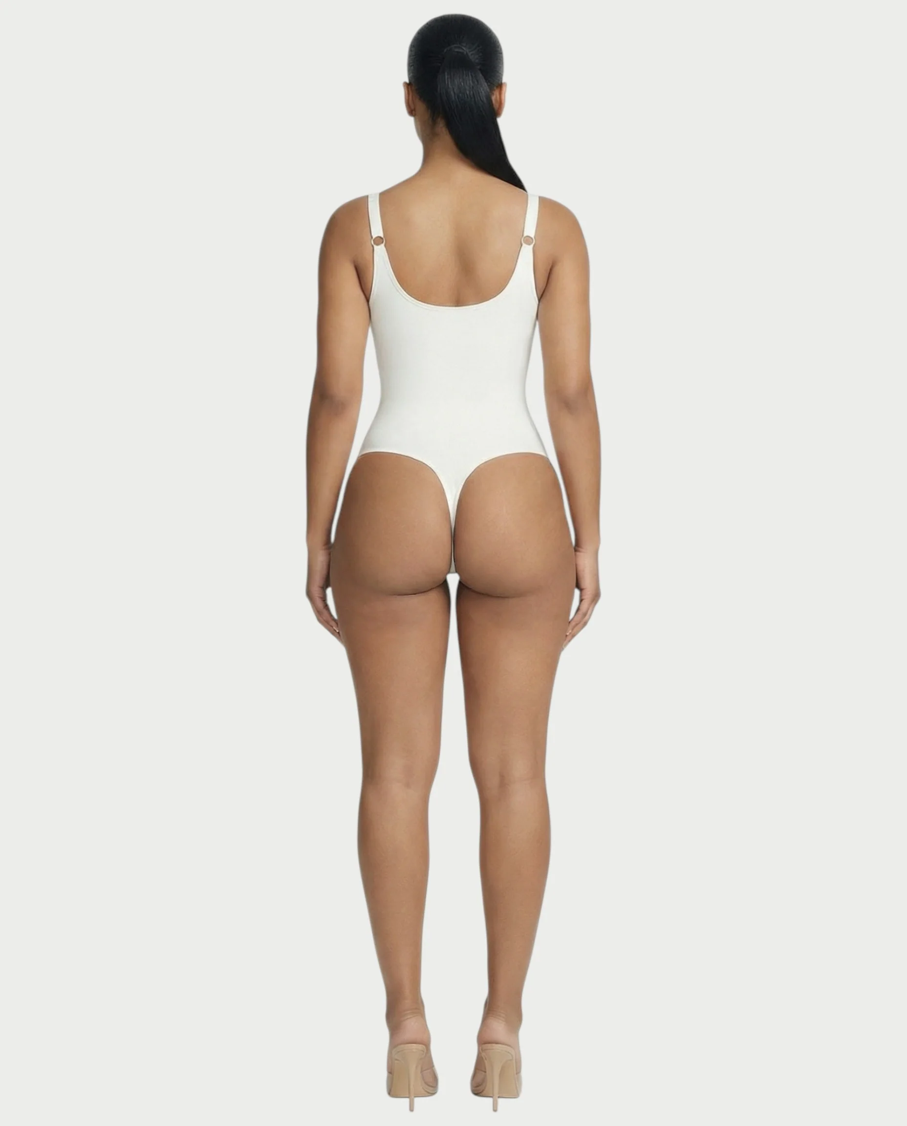 Deep-V Neck Shapewear Bodysuit - Image 5