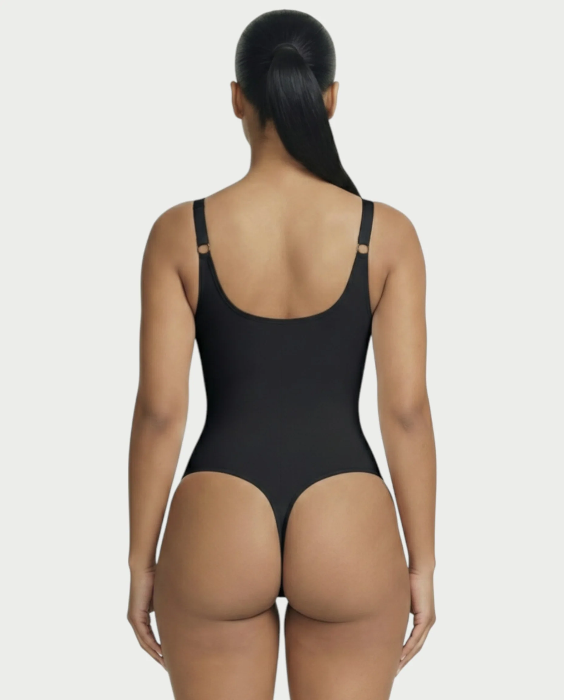 Deep-V Neck Shapewear Bodysuit - Image 8