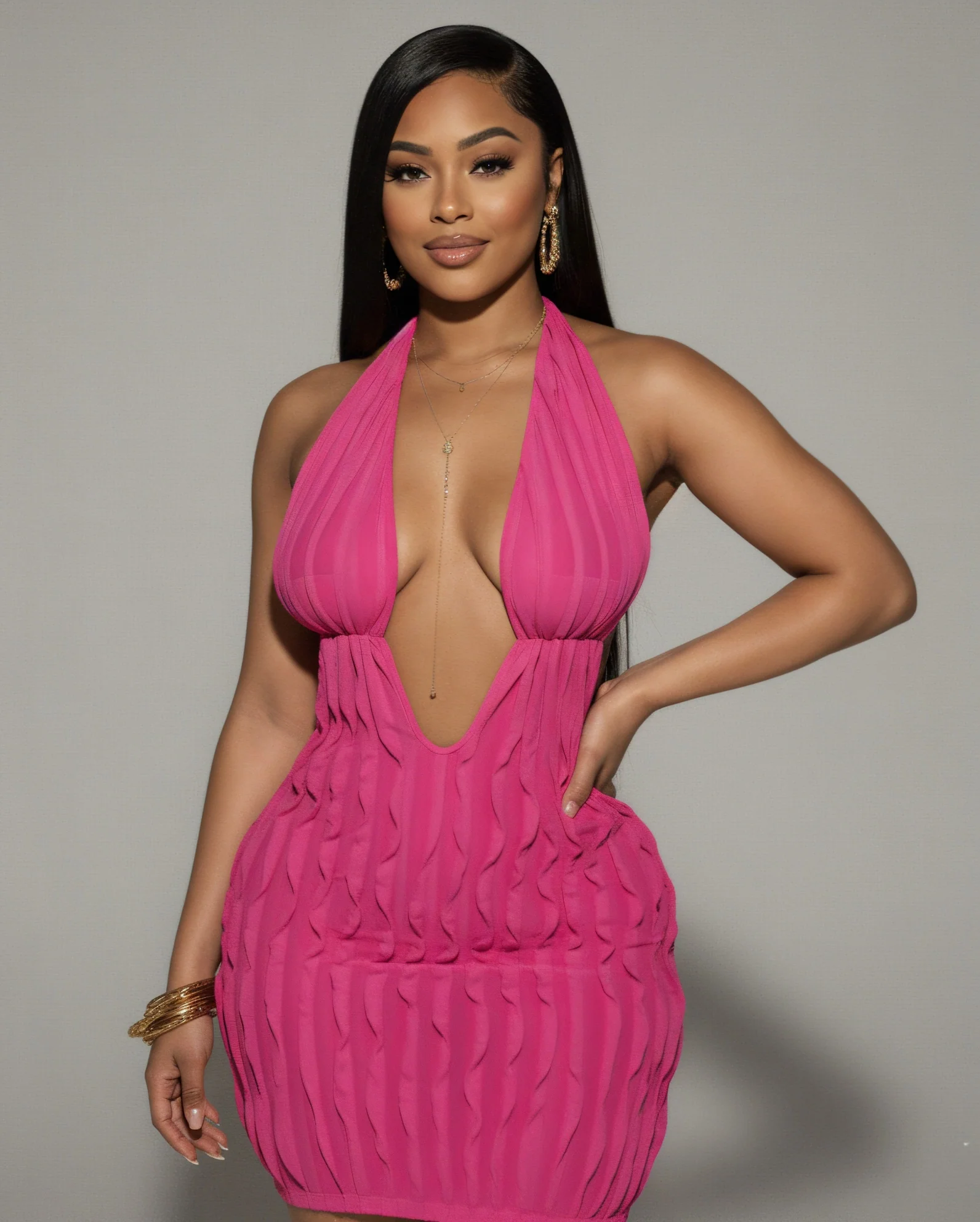 ELAINA Hollow Wavy Mini Dress - Image 18