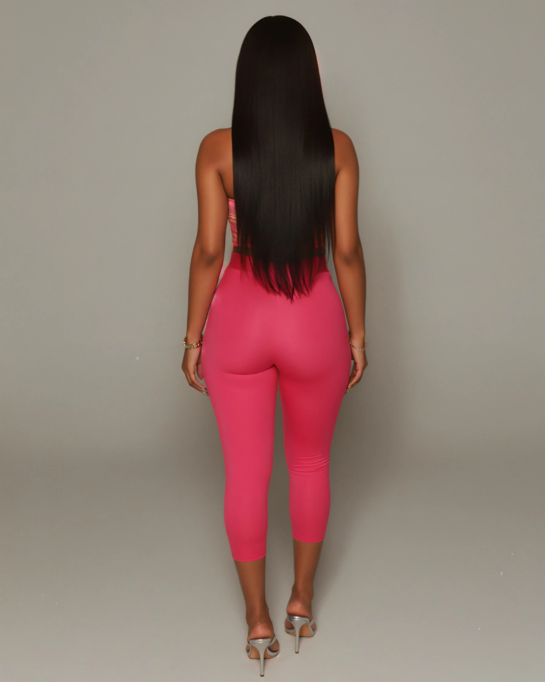 ELLIE Strapless Ring Detail Top & Capri Pants - Image 4