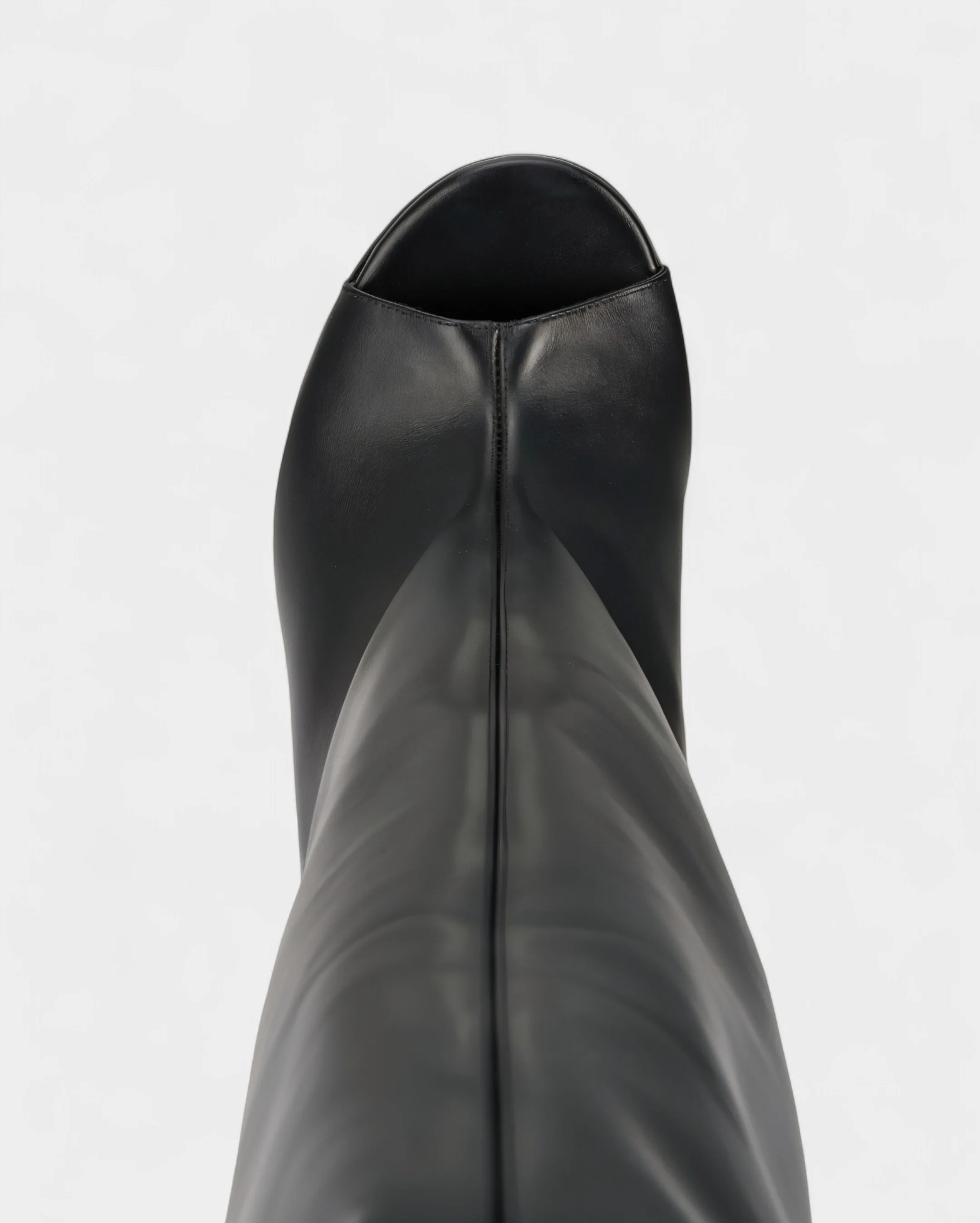 HELIRA Peep Toe Wedge Knee High Boots - Image 6