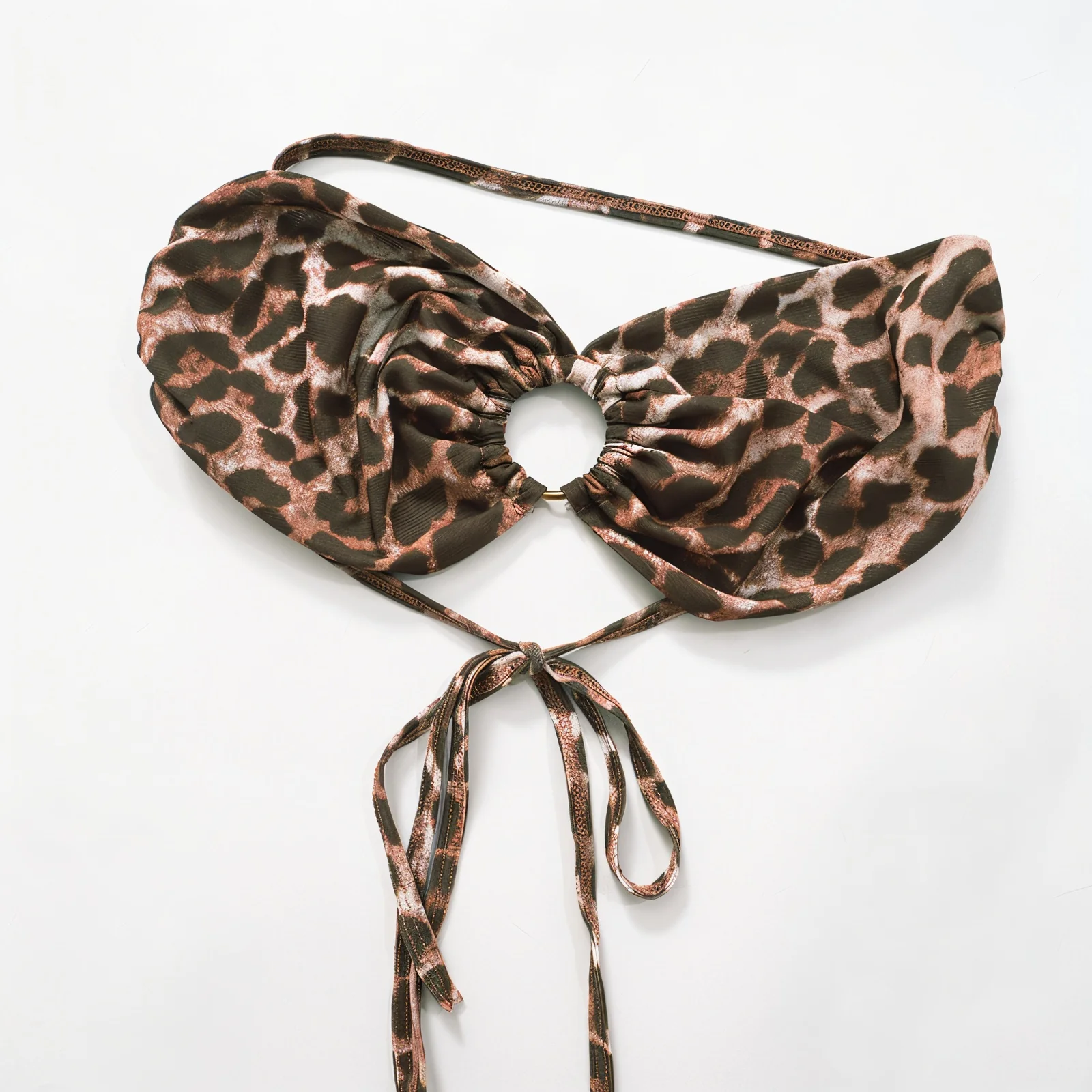 INES Three-Piece Leopard Print Mesh Set - Image 7