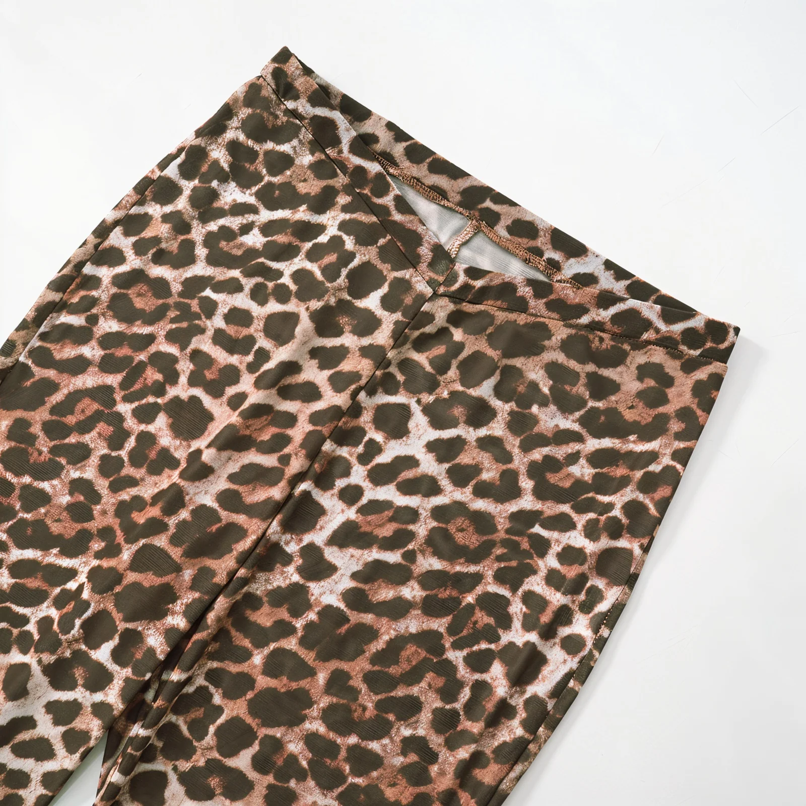 INES Three-Piece Leopard Print Mesh Set - Image 8