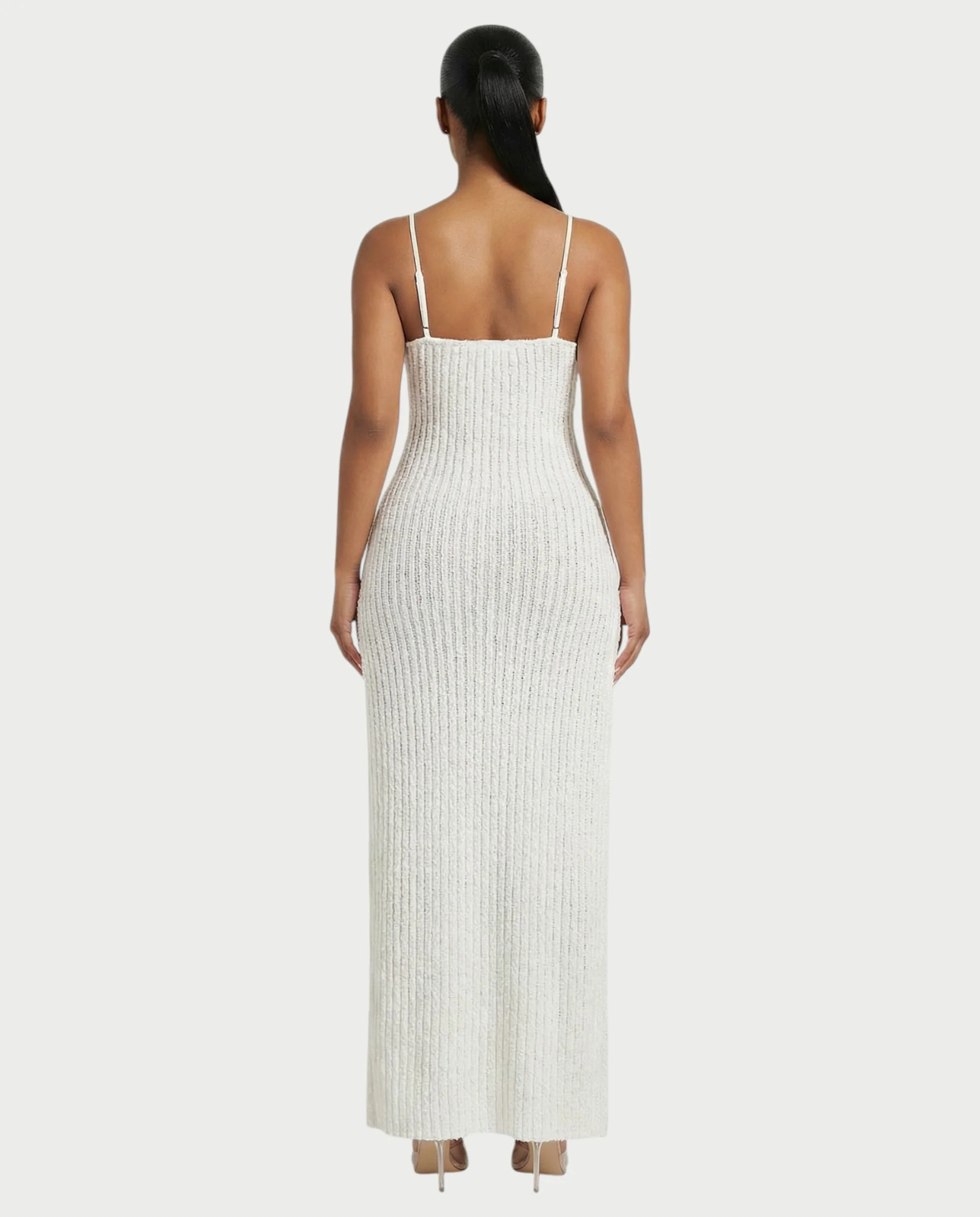 ISLA Deep-Plunge Dual-Slit Maxi Dress - Image 7