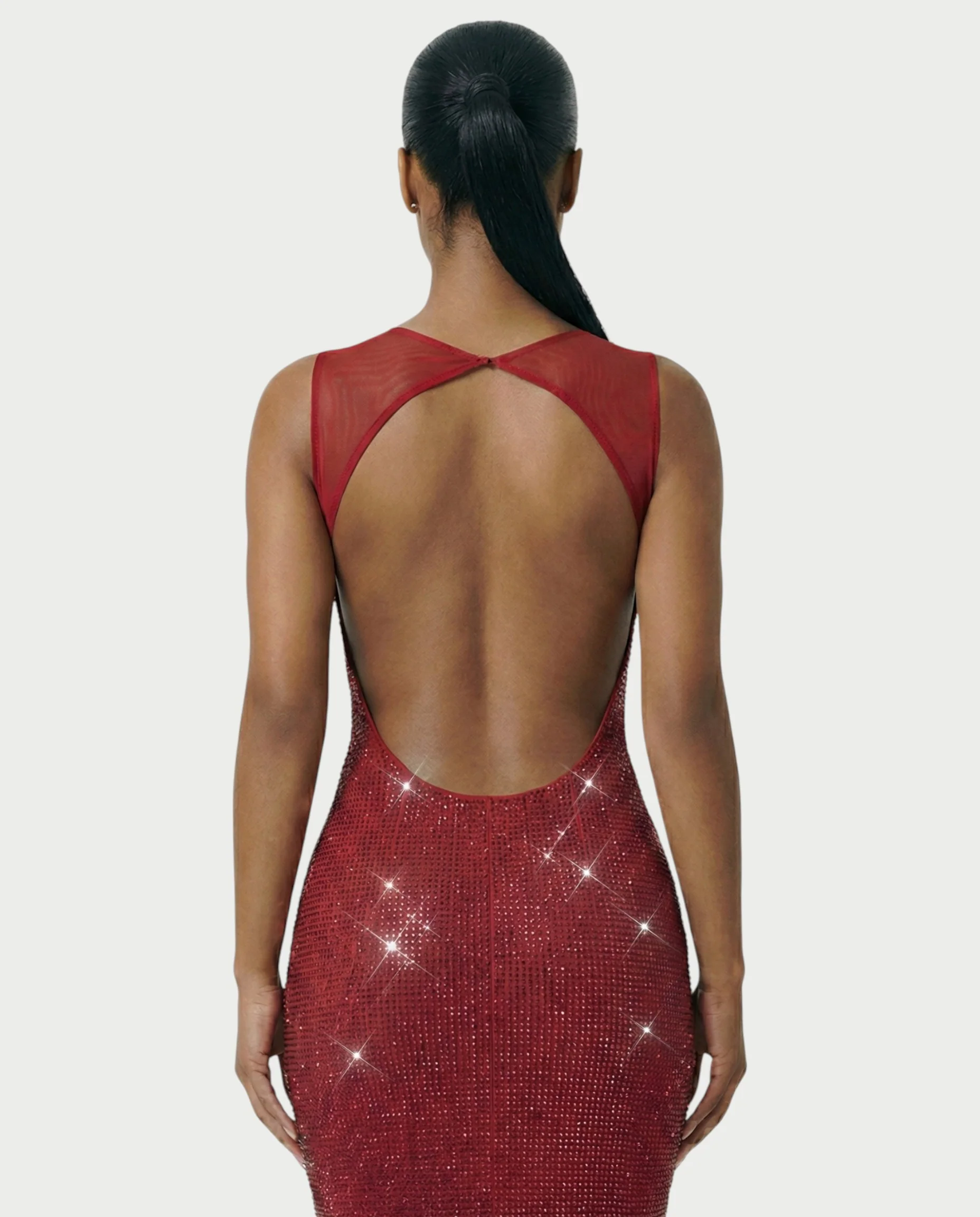 JADA Rhinestone Embelished Open-Back Maxi Dress - Image 15