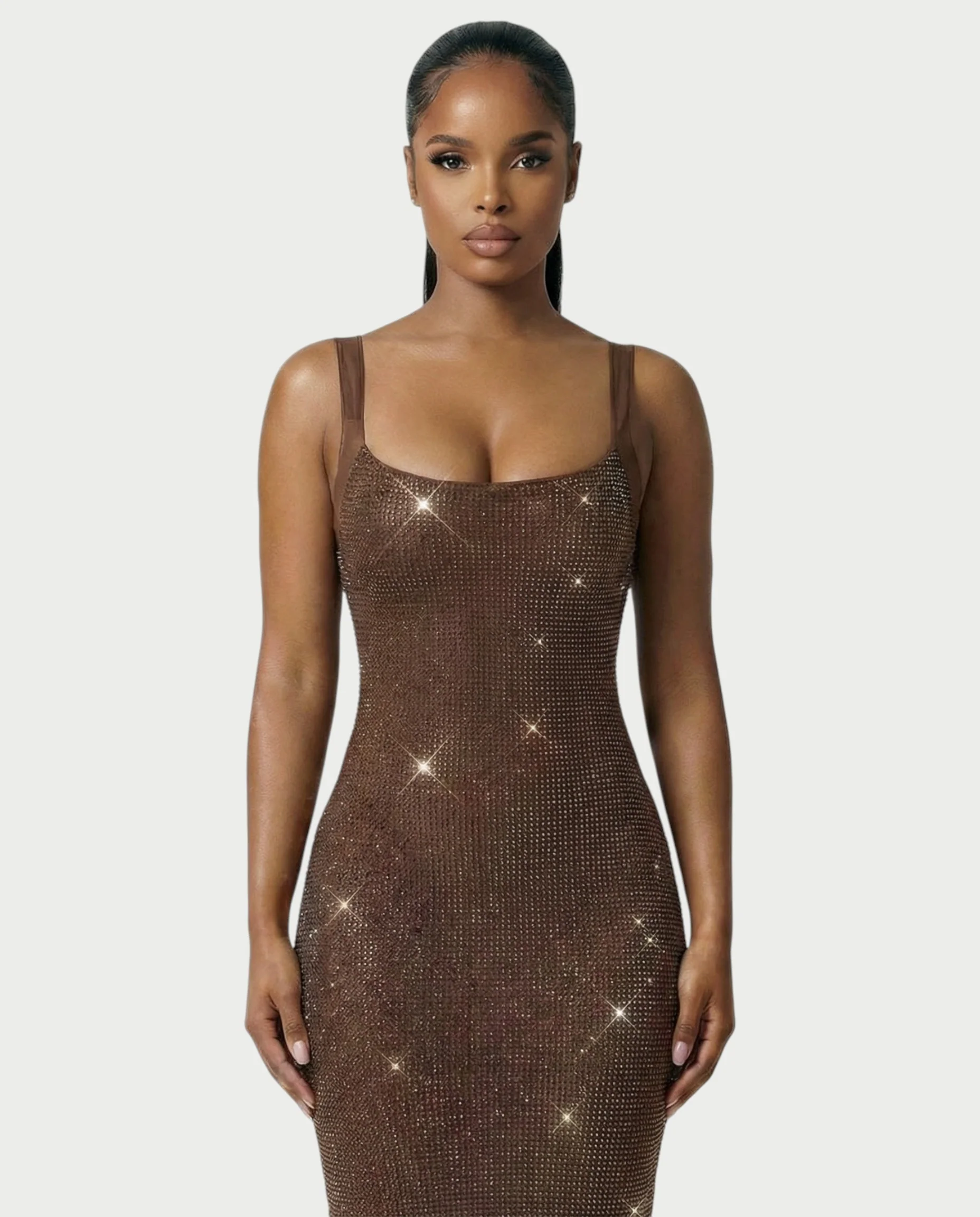 JADA Rhinestone Embelished Open-Back Maxi Dress - Image 19