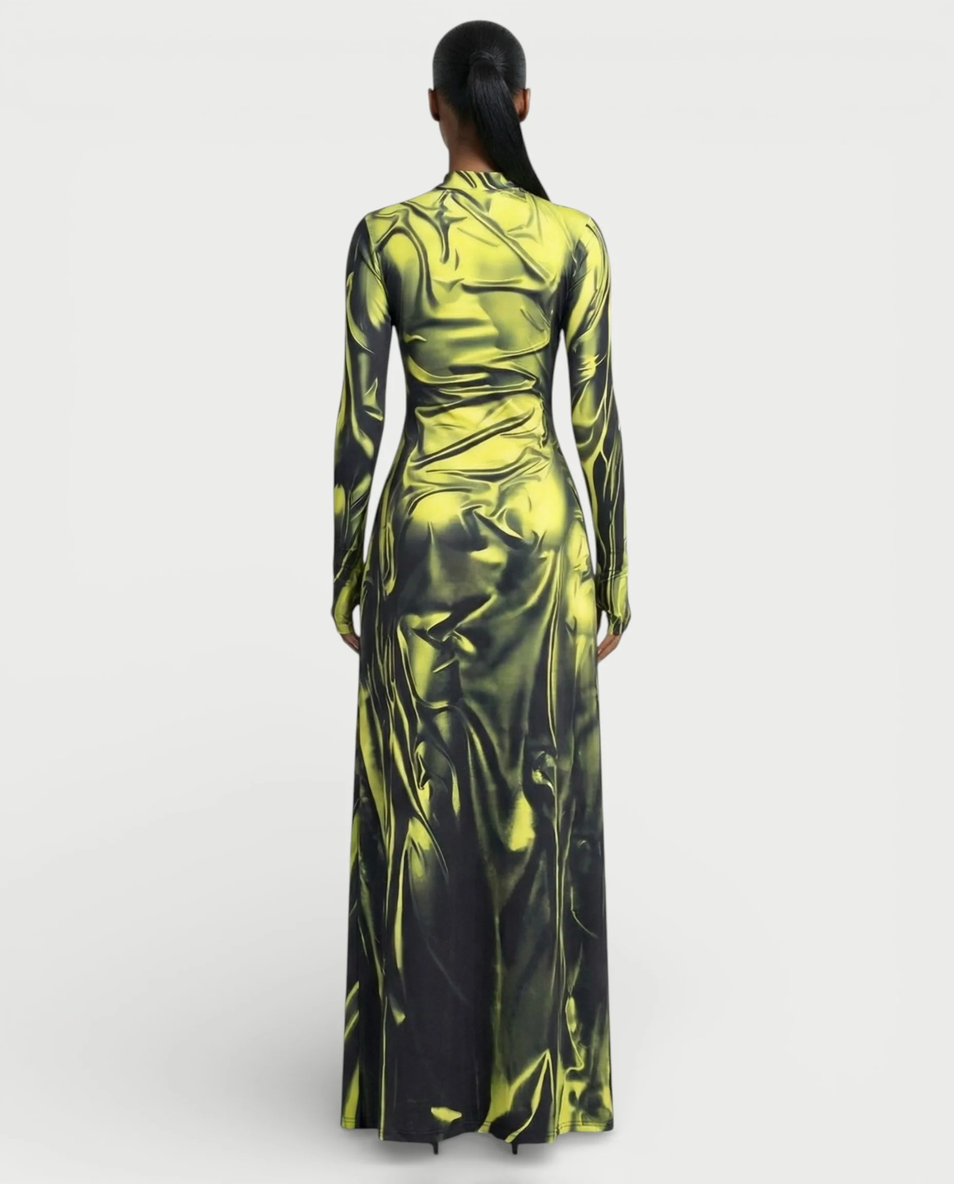 KASSIDY Illusion Maxi Dress - Image 4