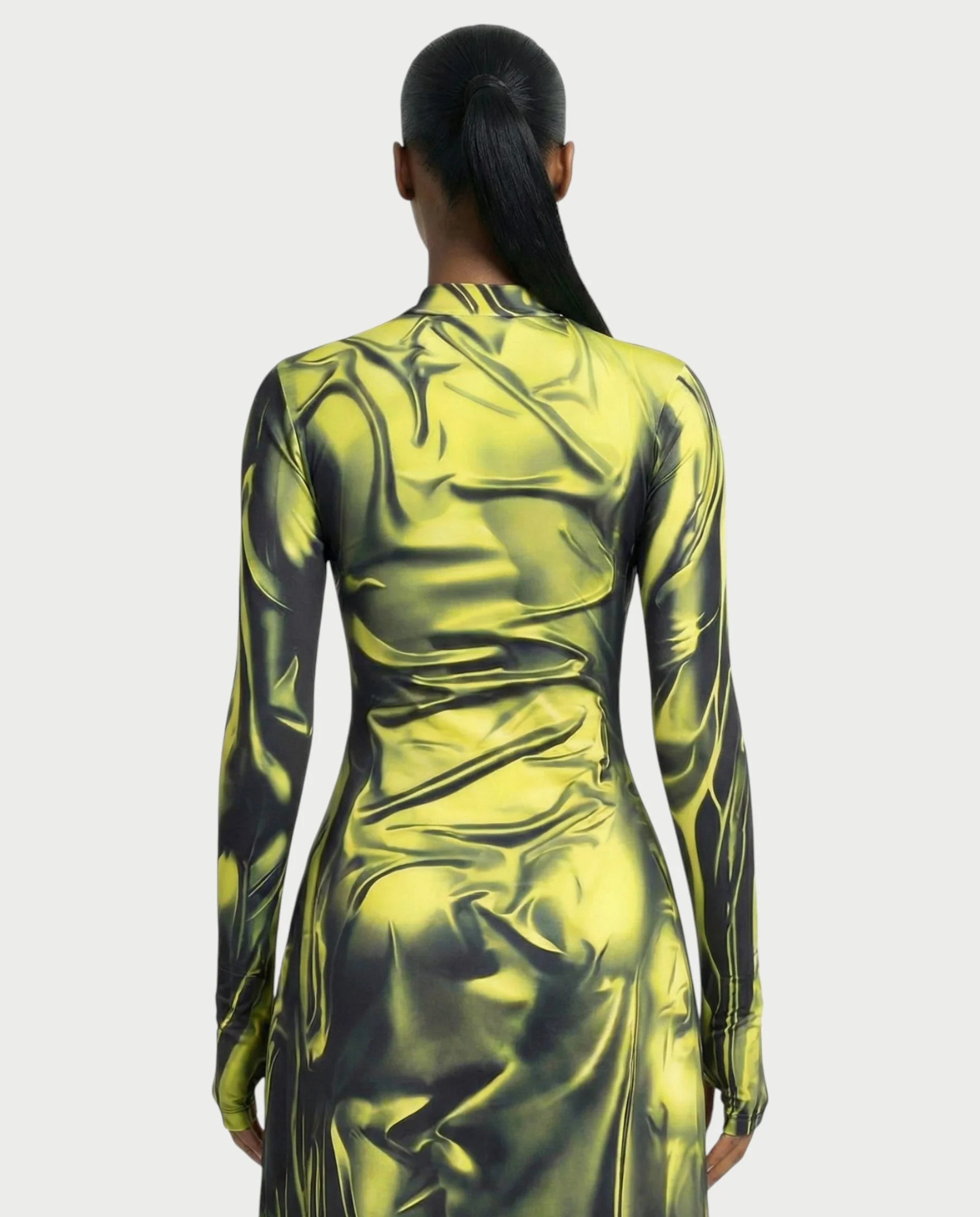 KASSIDY Illusion Maxi Dress - Image 5