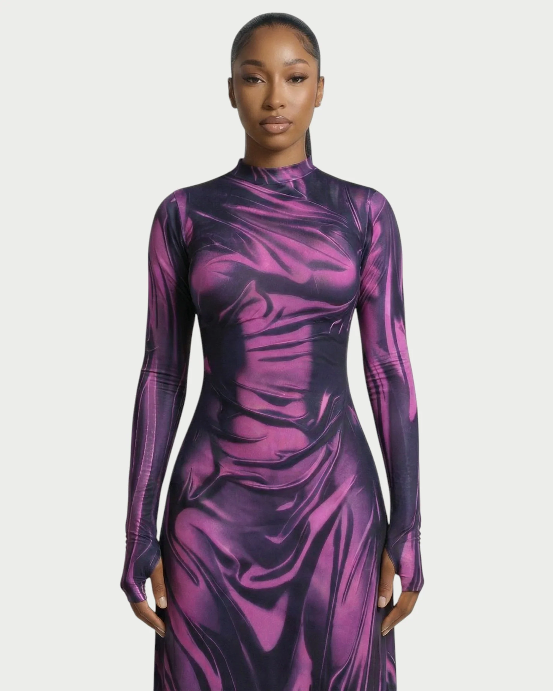 KASSIDY Illusion Maxi Dress - Image 7