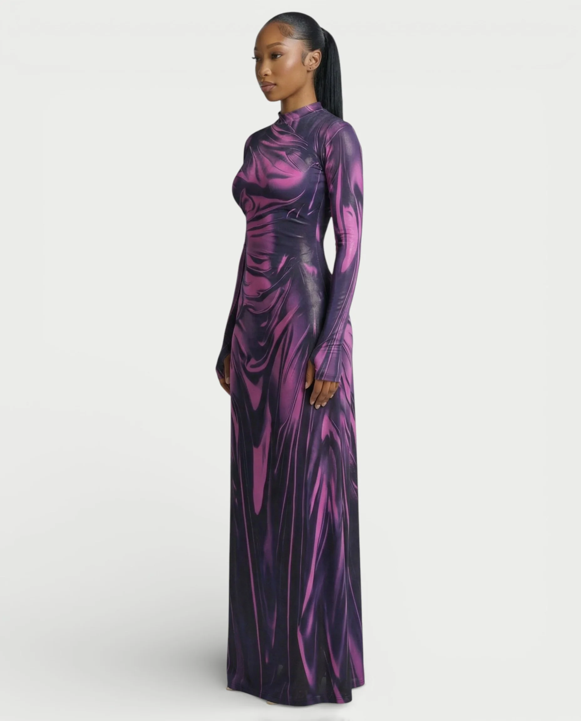 KASSIDY Illusion Maxi Dress - Image 8