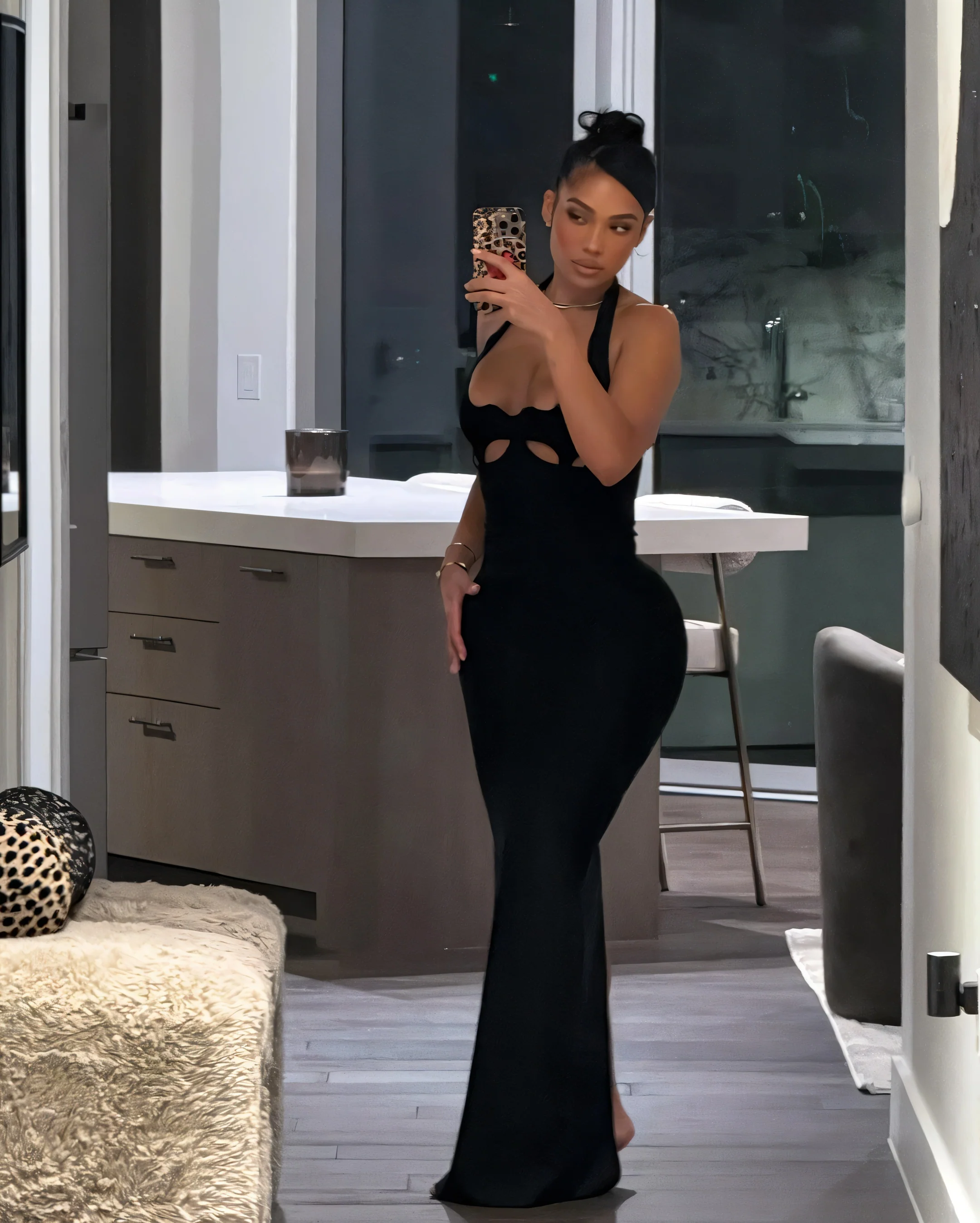 KINSEY Cutout Maxi Dress - Image 5