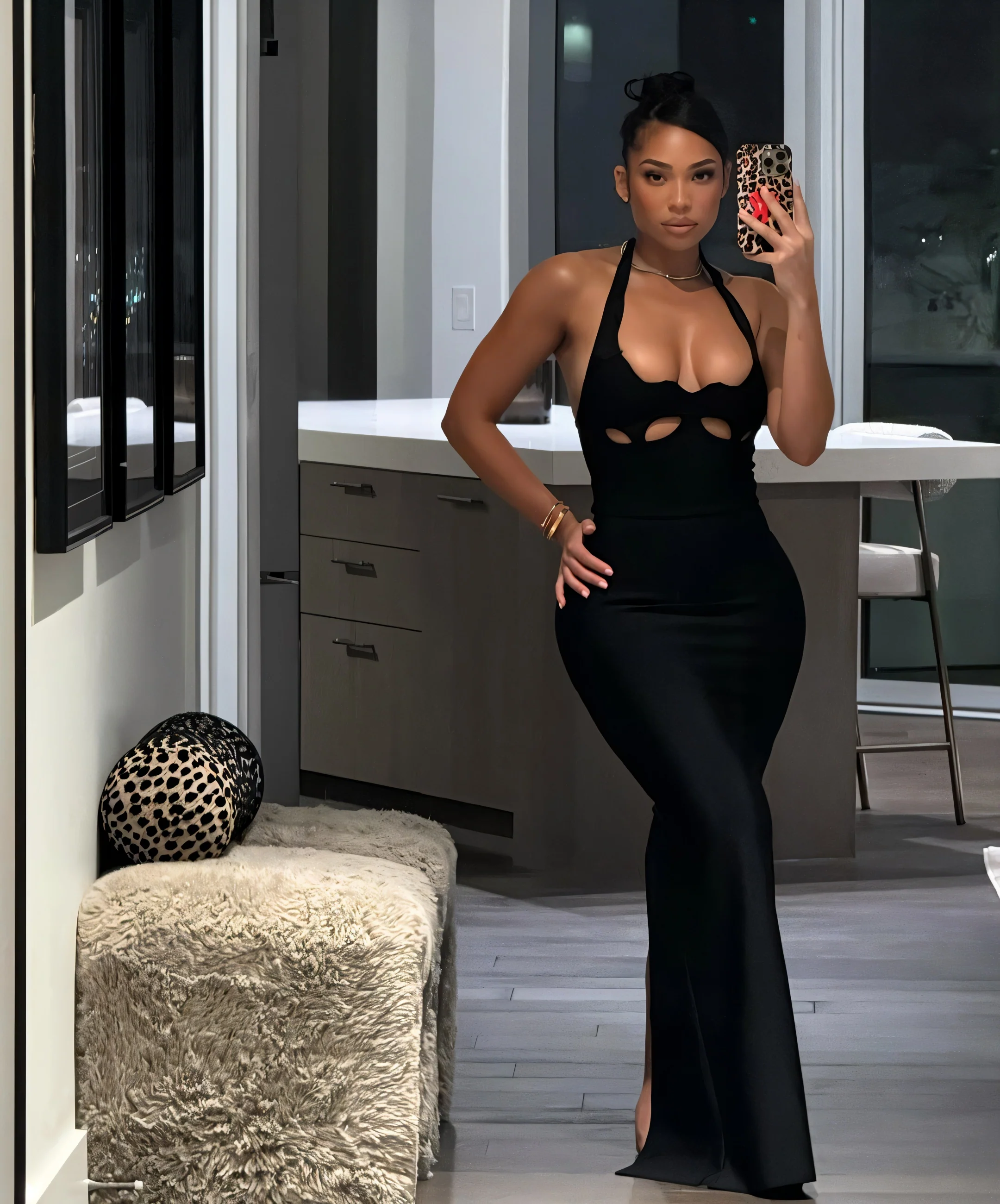 KINSEY Cutout Maxi Dress - Image 6