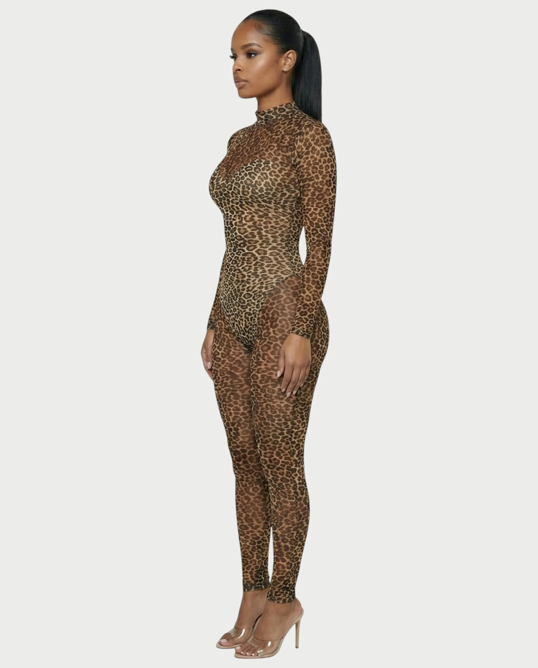 KIZZY Corset Style Leopard Jumpsuit - Image 3