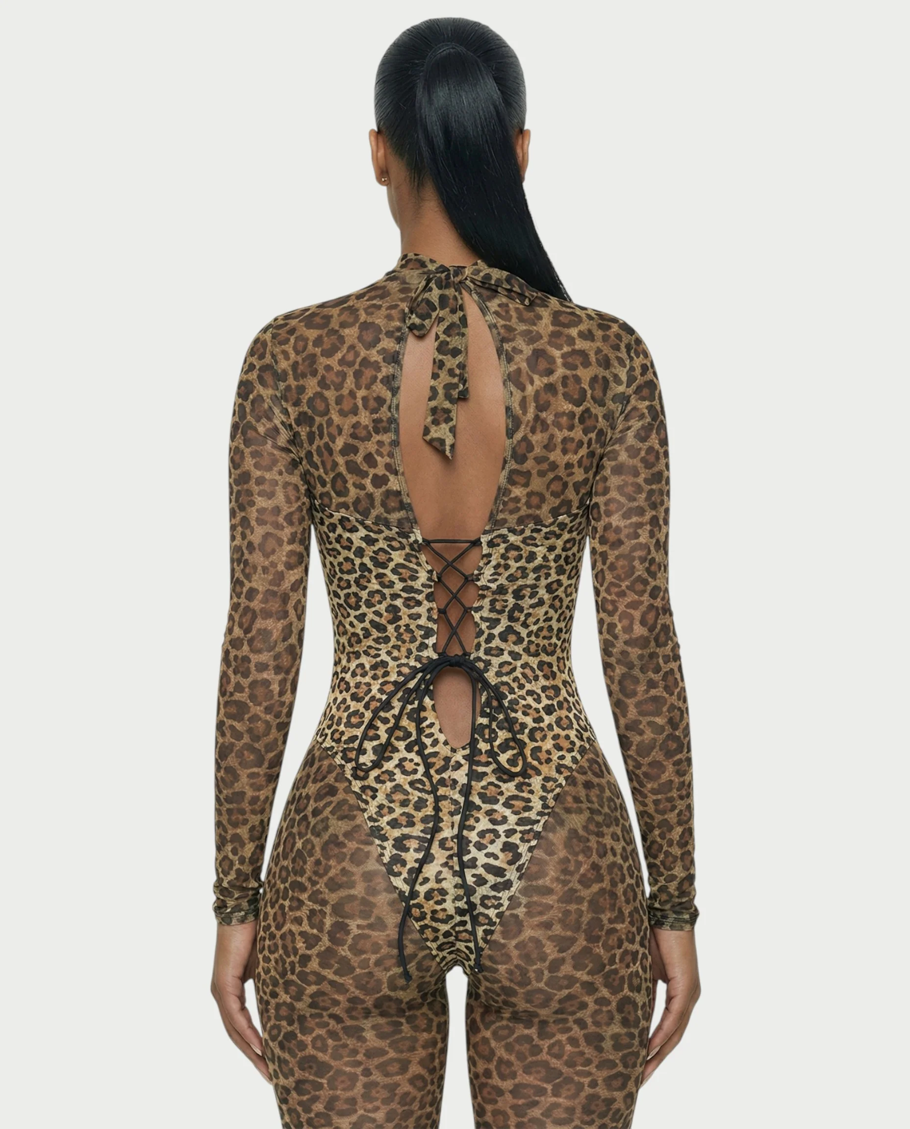 KIZZY Corset Style Leopard Jumpsuit - Image 5