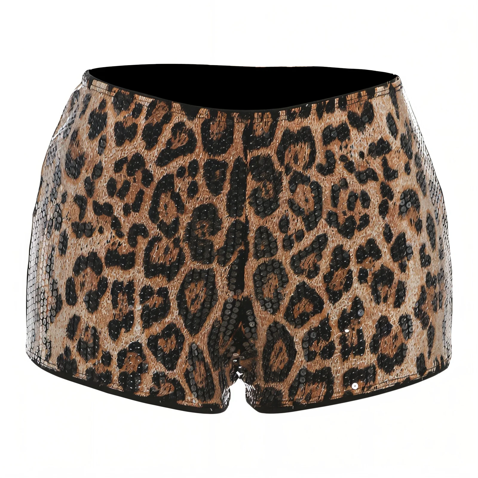 LYA Leopard Print Mini Shorts - Image 5