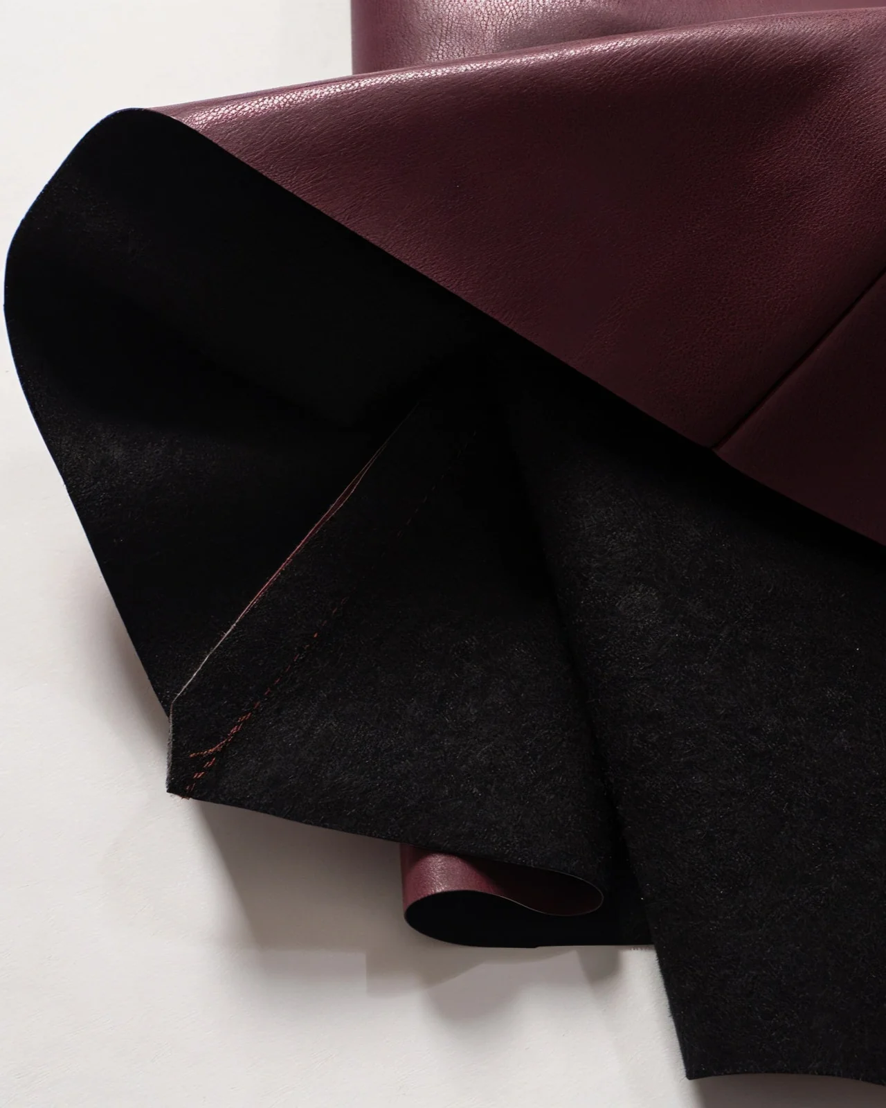 MABEL Faux Leather Draped Top - Image 10