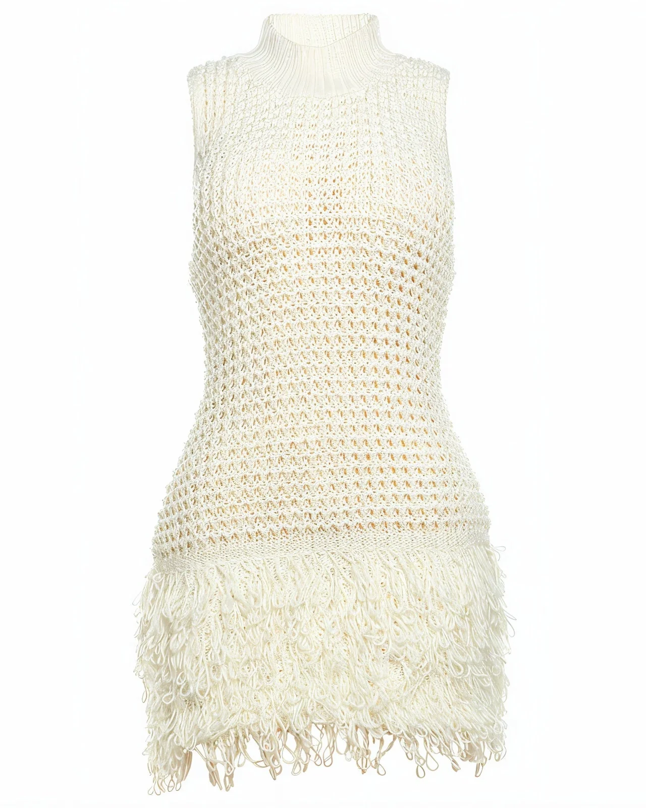 MARLA Knit Ruffle Mini Dress - Image 5