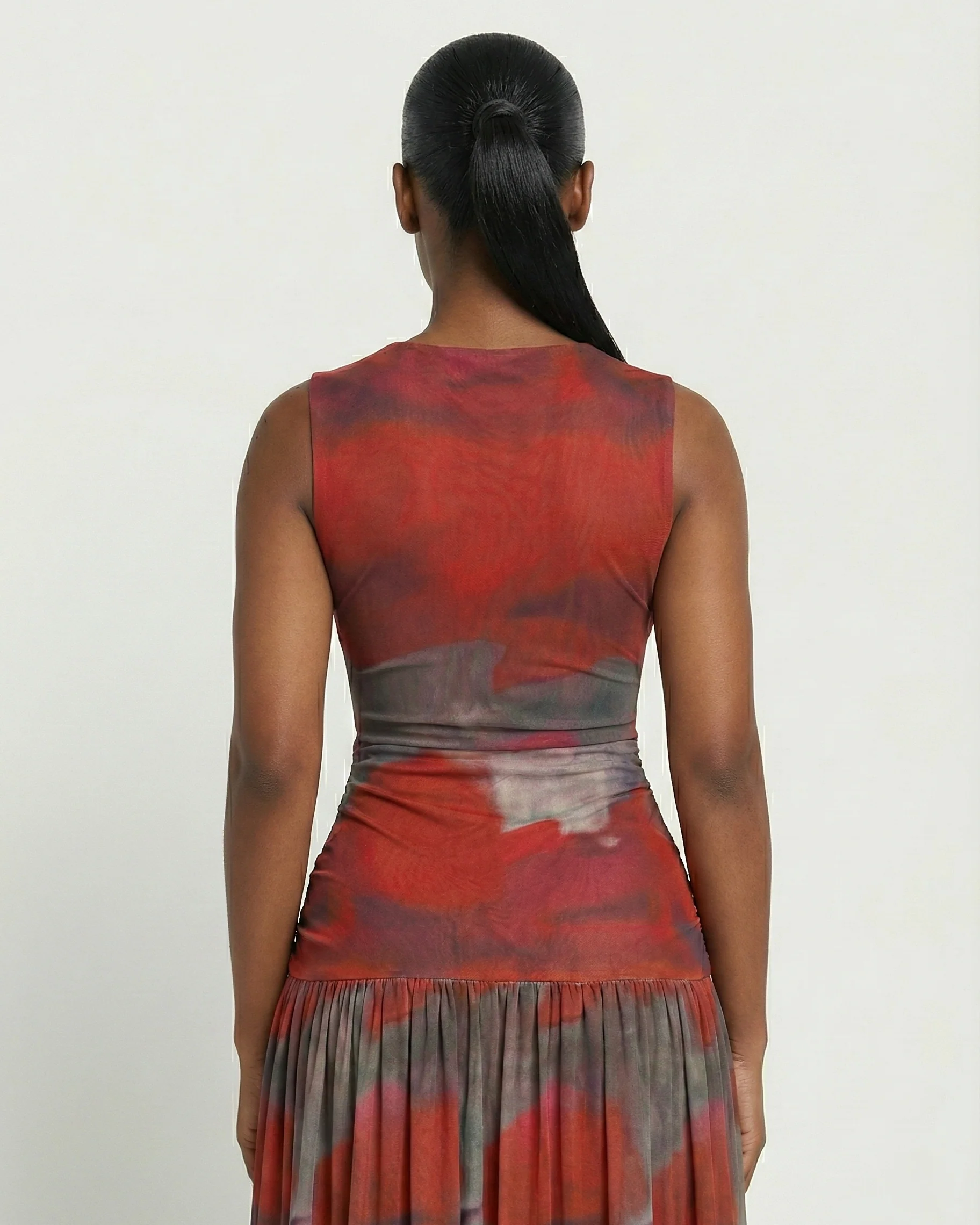 NAIRA Twisted Waist Maxi Dress - Image 5