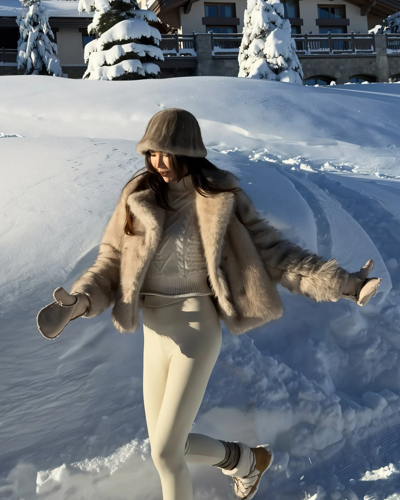 NOVA Faux Fur Jacket - Image 5