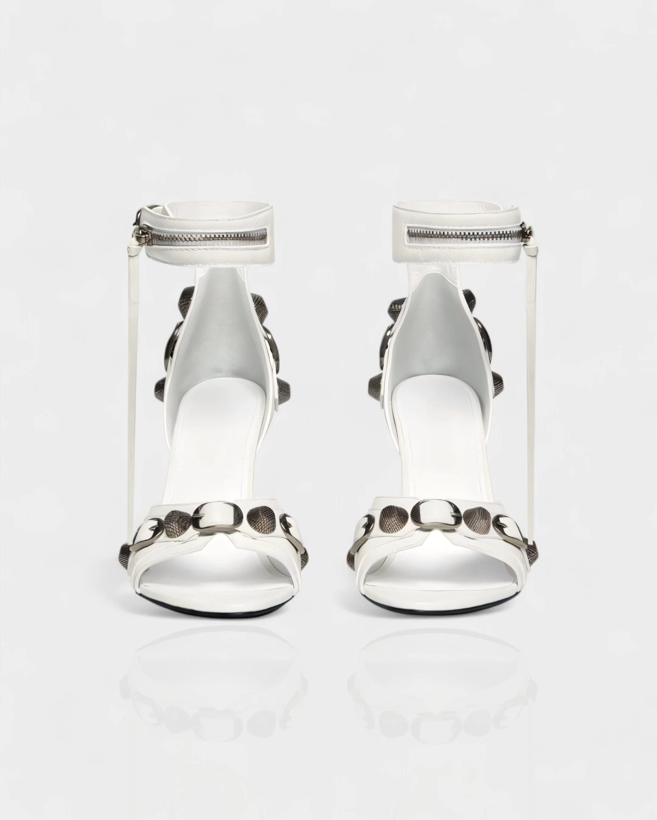 PALISSE Buckle Detail Stiletto Heels - Image 11