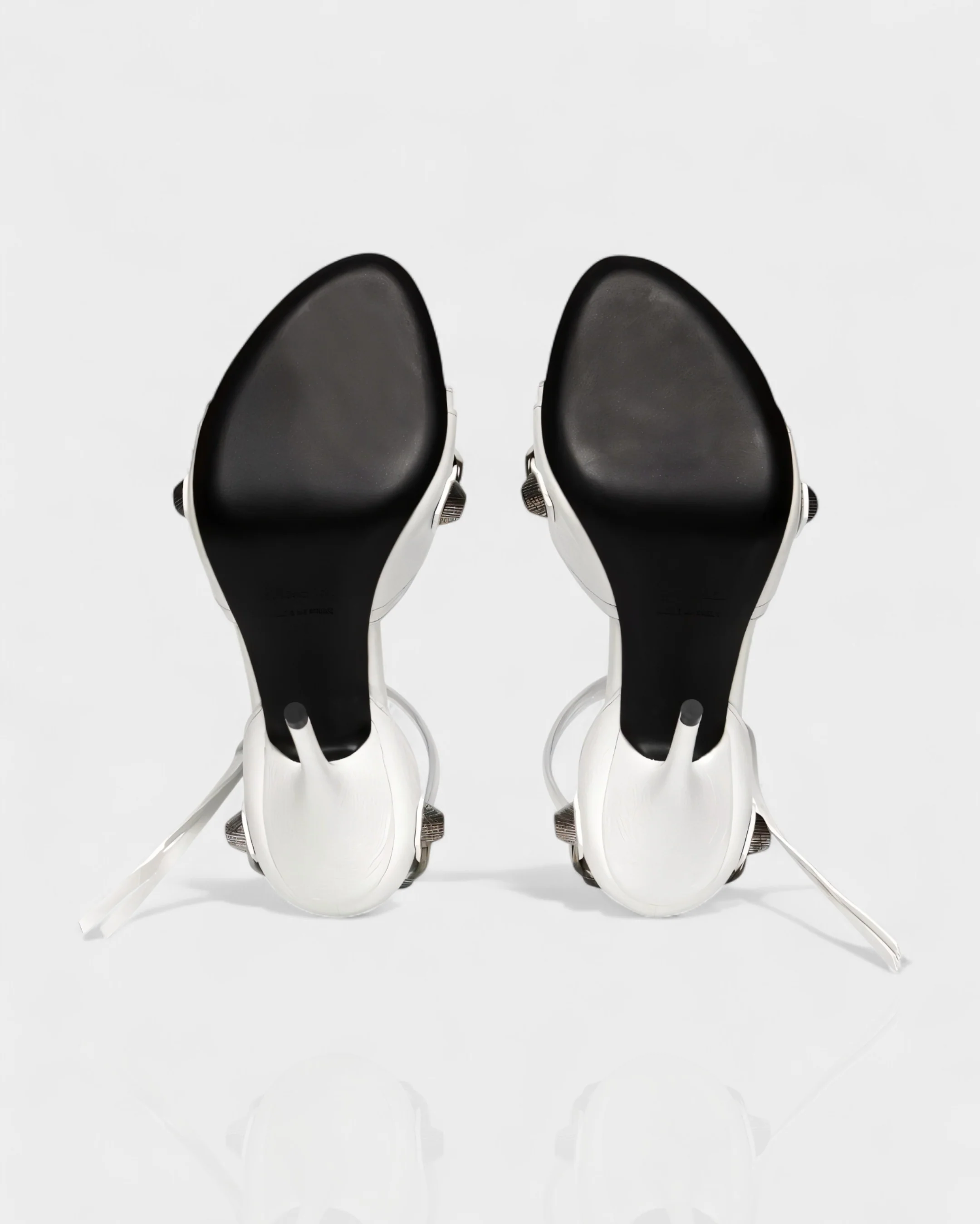 PALISSE Buckle Detail Stiletto Heels - Image 14
