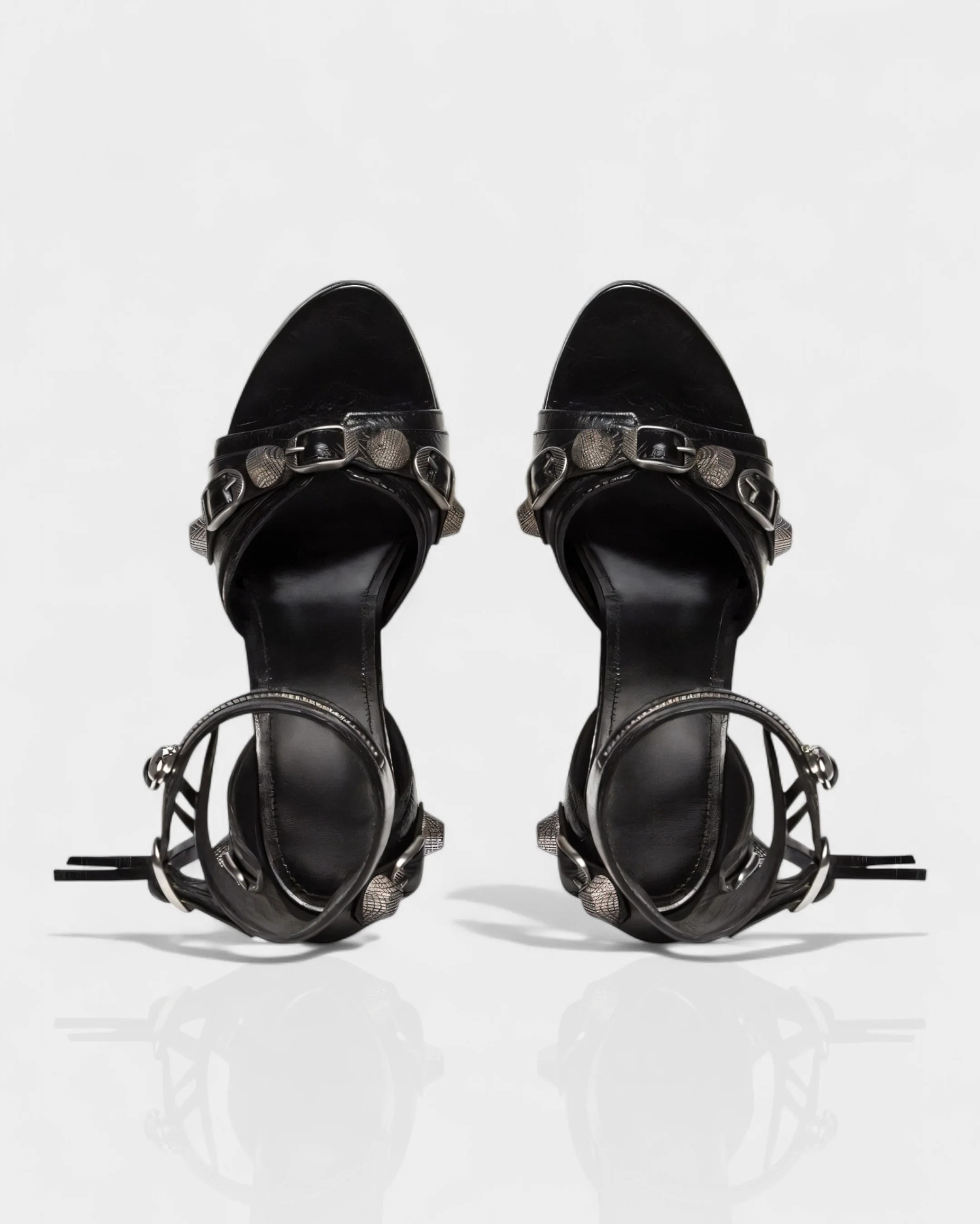 PALISSE Buckle Detail Stiletto Heels - Image 18