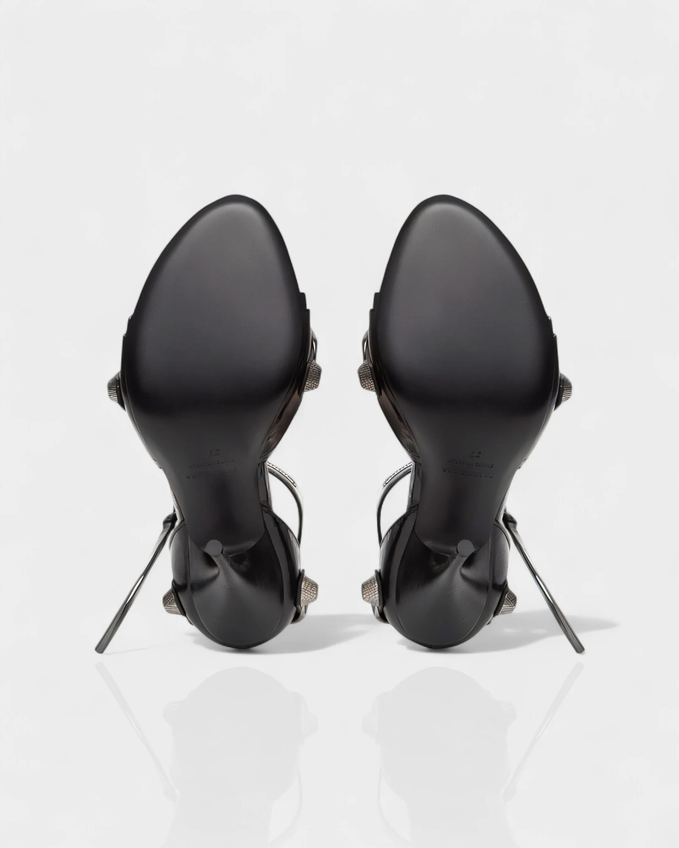 PALISSE Buckle Detail Stiletto Heels - Image 21