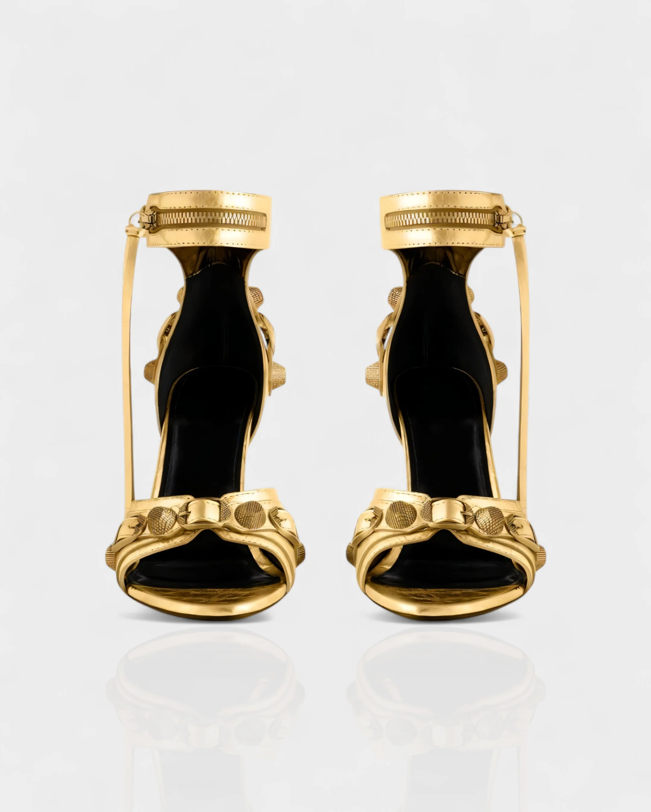 PALISSE Buckle Detail Stiletto Heels - Image 26