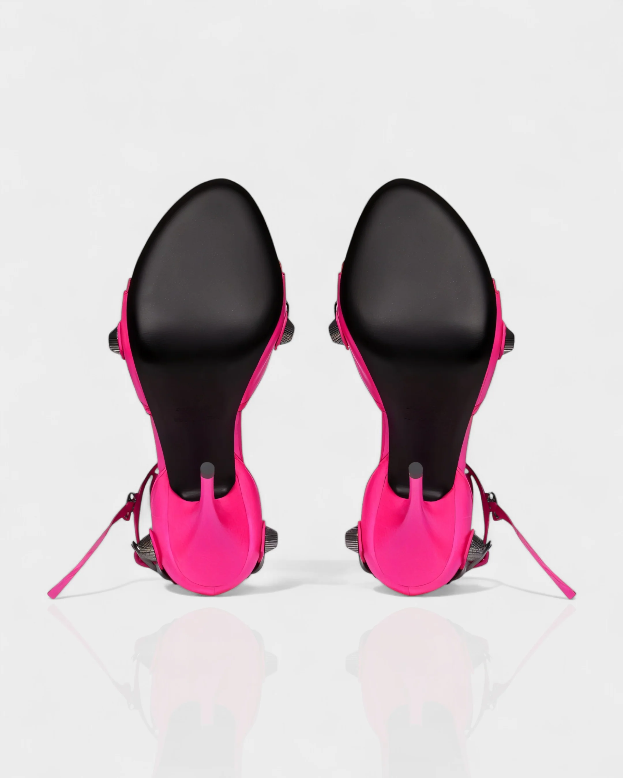 PALISSE Buckle Detail Stiletto Heels - Image 35