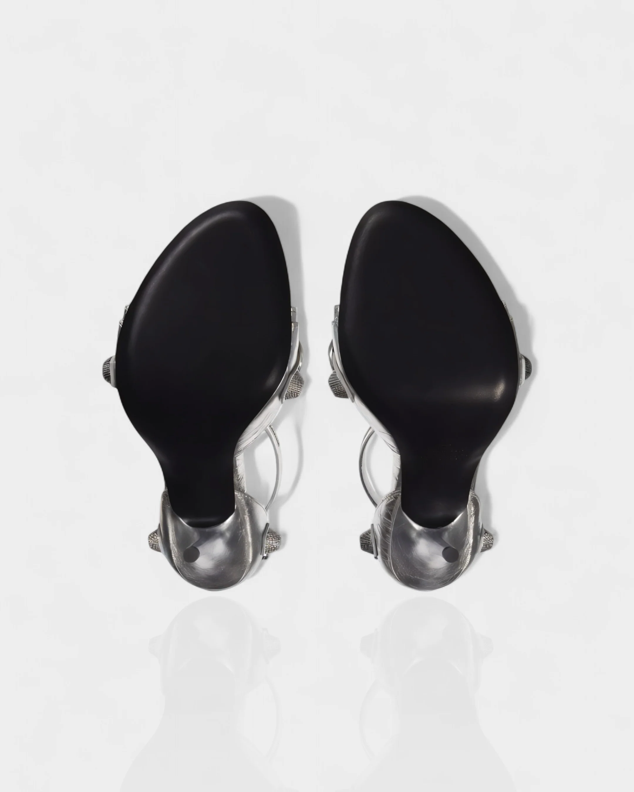 PALISSE Buckle Detail Stiletto Heels - Image 7