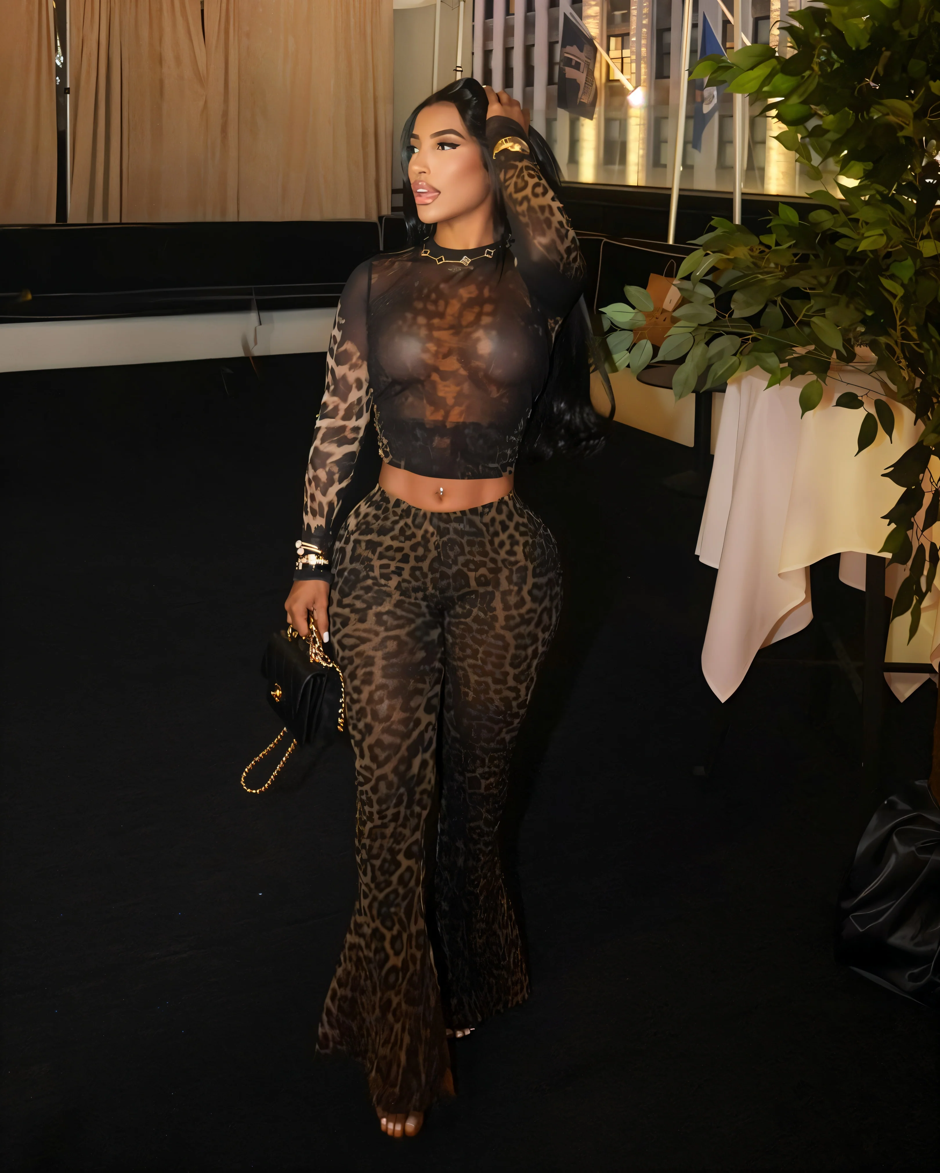 PANTHA Leopard Print Co-ord - Image 4