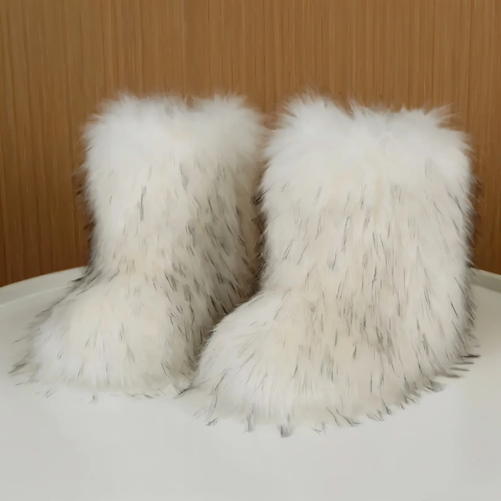 PLUSH Faux Fur Boots - Image 7