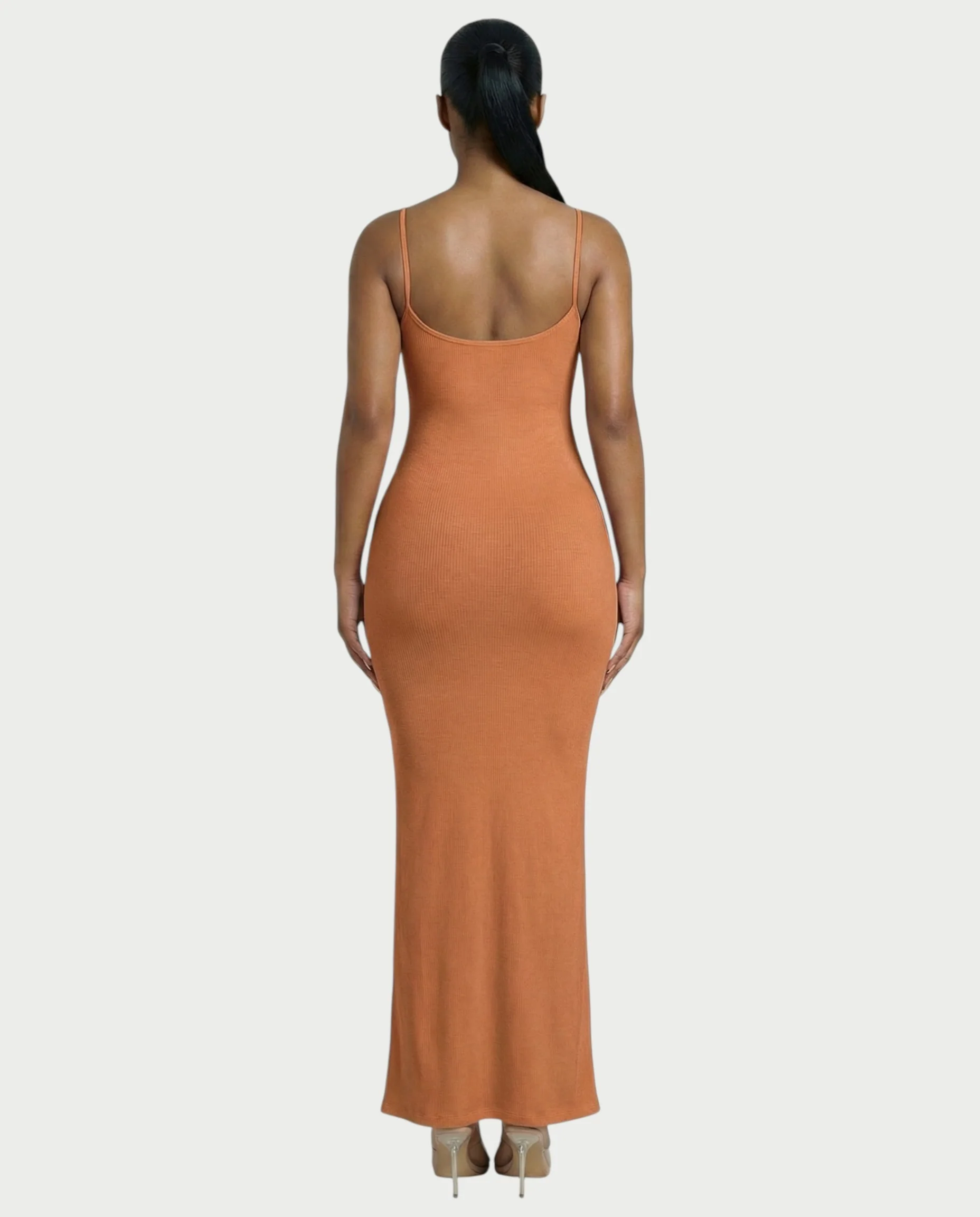 Ribbed Spaghetti Strap Maxi Dress - Image 13