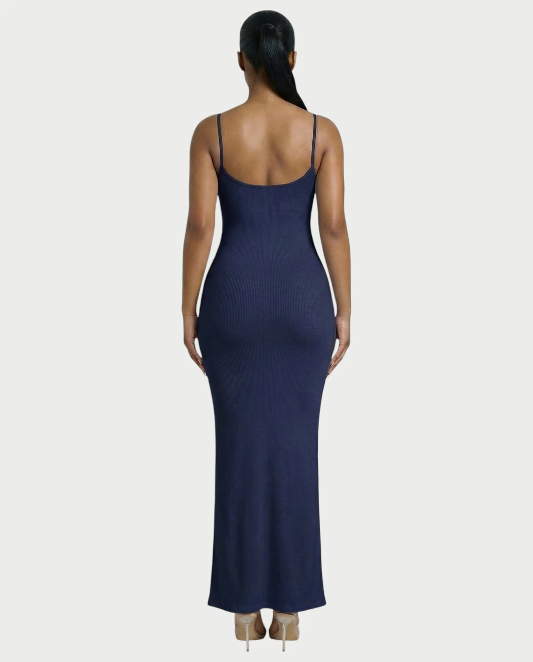 Ribbed Spaghetti Strap Maxi Dress - Image 17