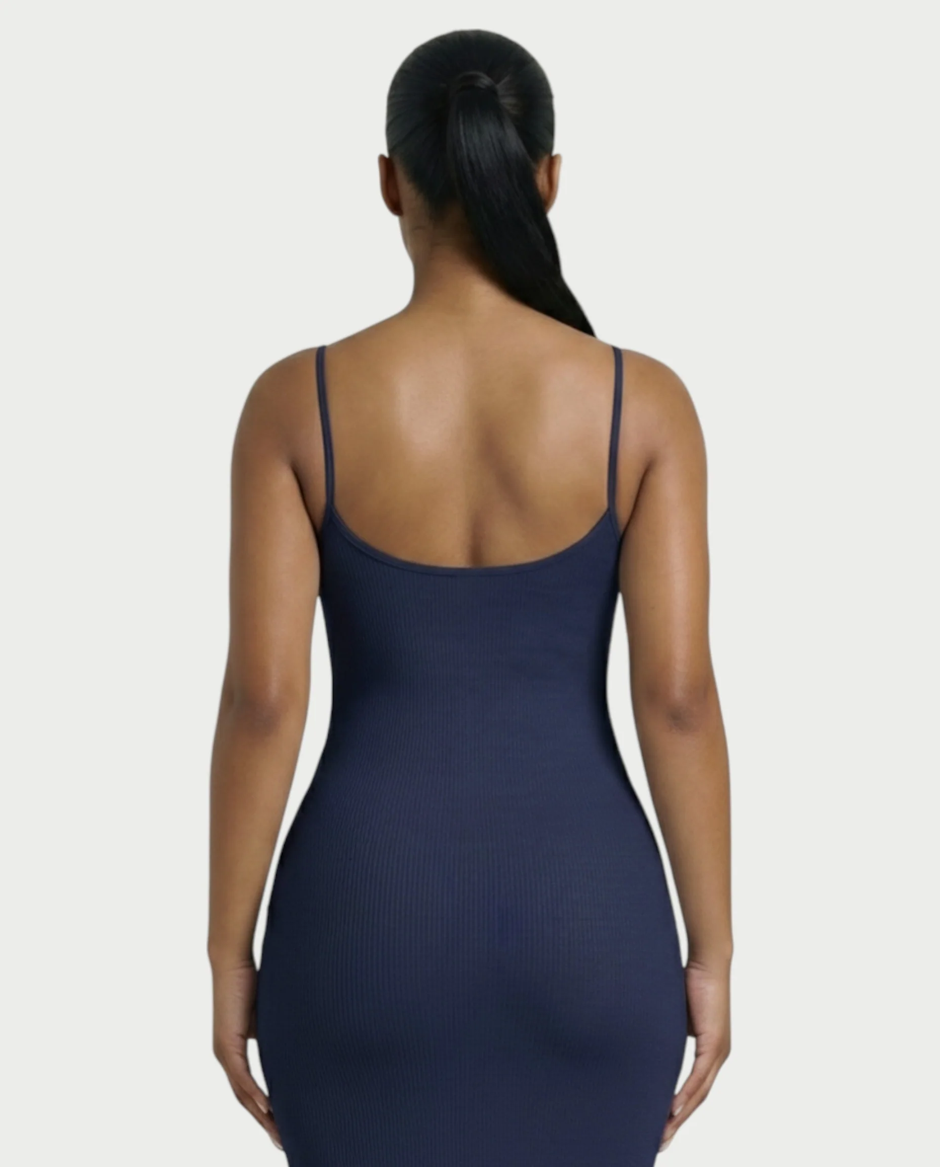 Ribbed Spaghetti Strap Maxi Dress - Image 20